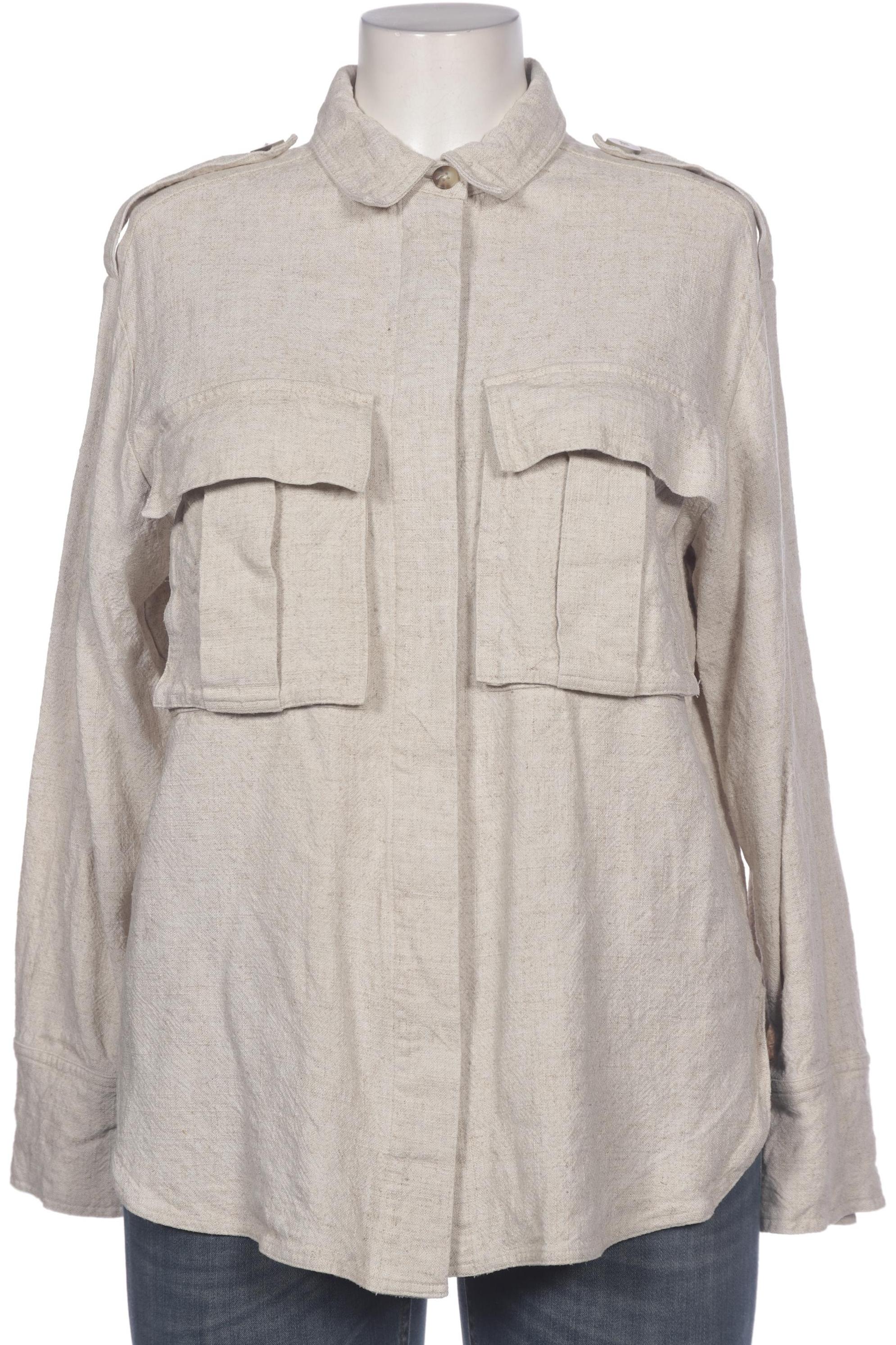

By Malene Birger Damen Bluse, cremeweiß, Gr. 42