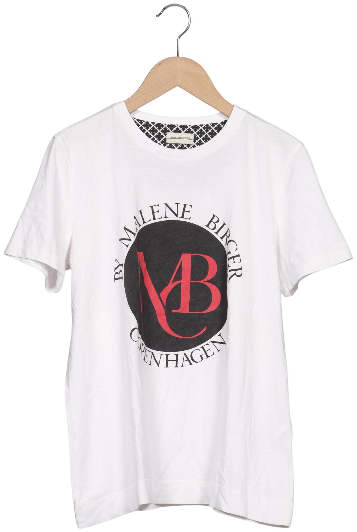

By Malene Birger Damen T-Shirt, weiß, Gr. 36