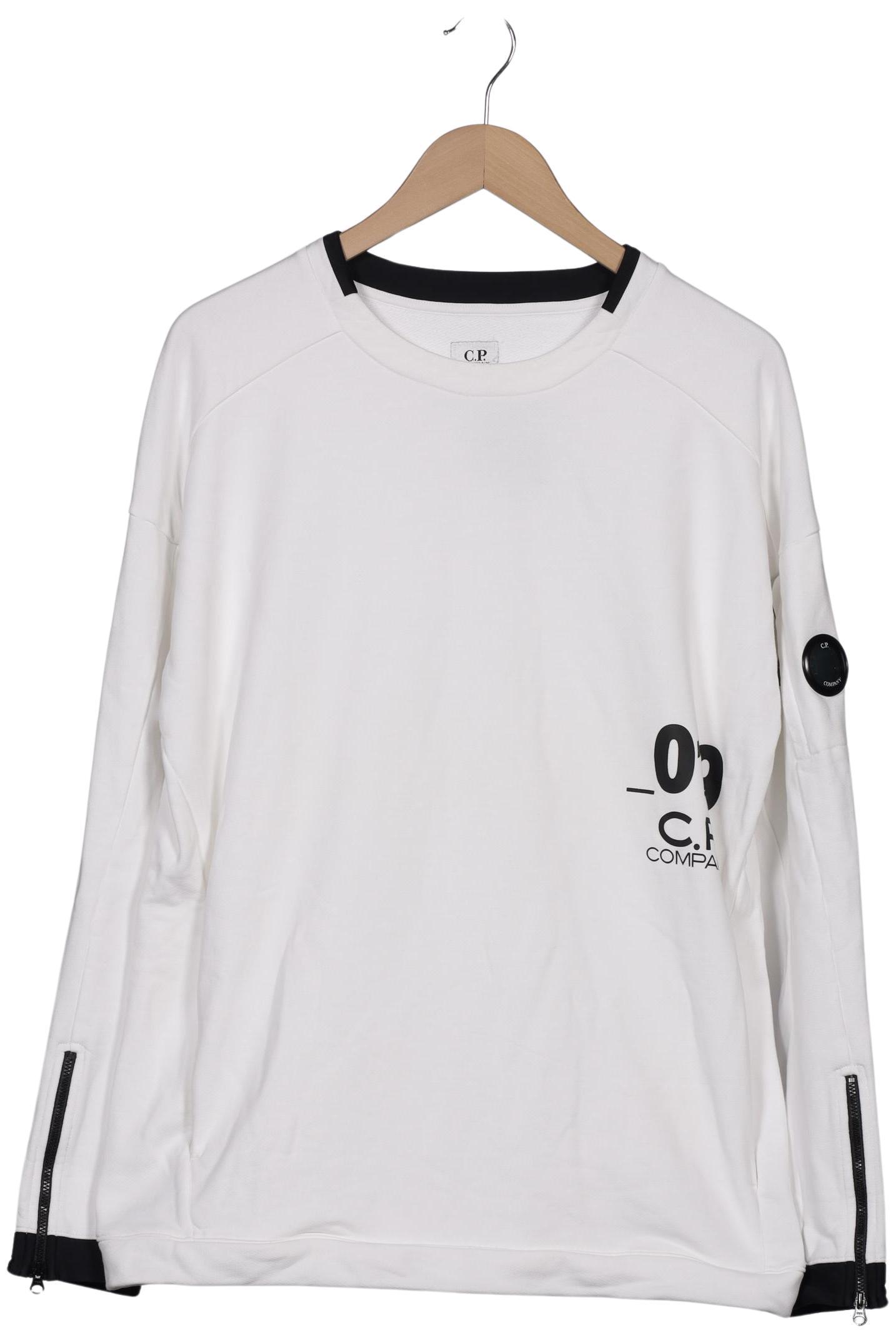 

C.p. Company Herren Sweatshirt, weiß, Gr. 54