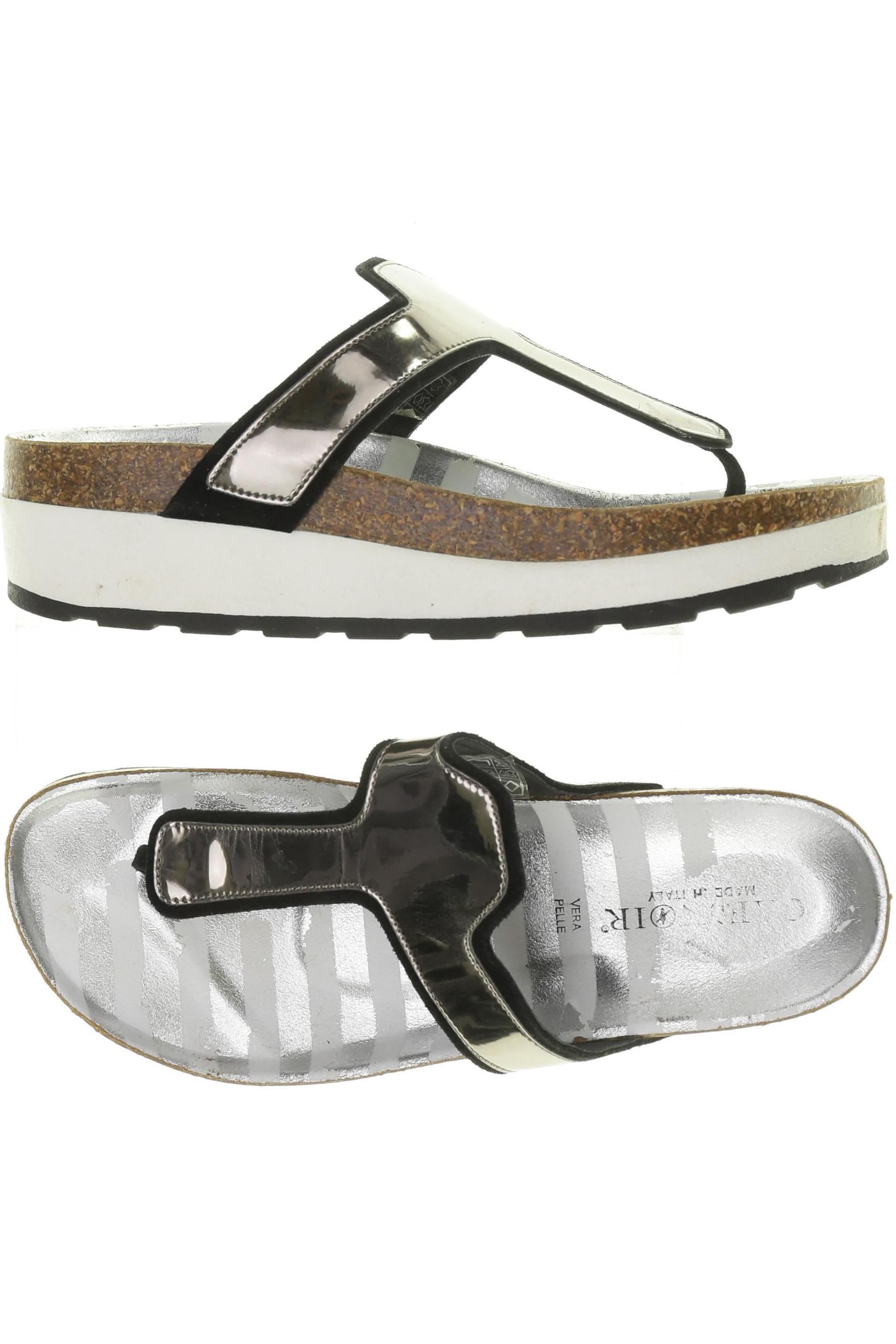 

Café Noir Damen Sandale, silber, Gr. 40