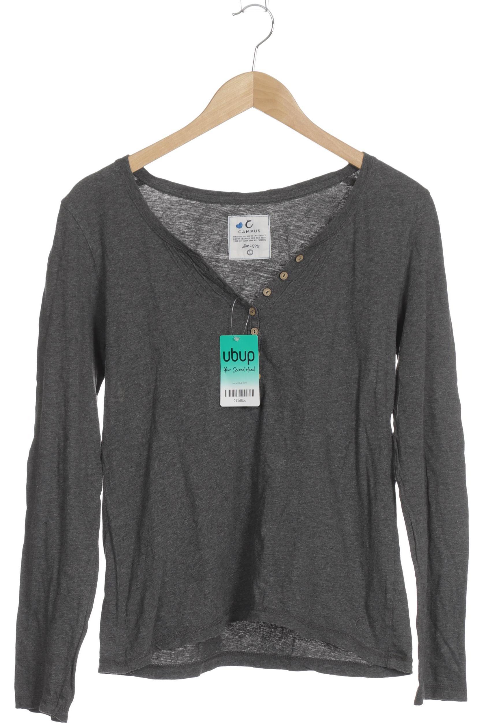 

Campus by Marc O Polo Damen Langarmshirt, grau, Gr.