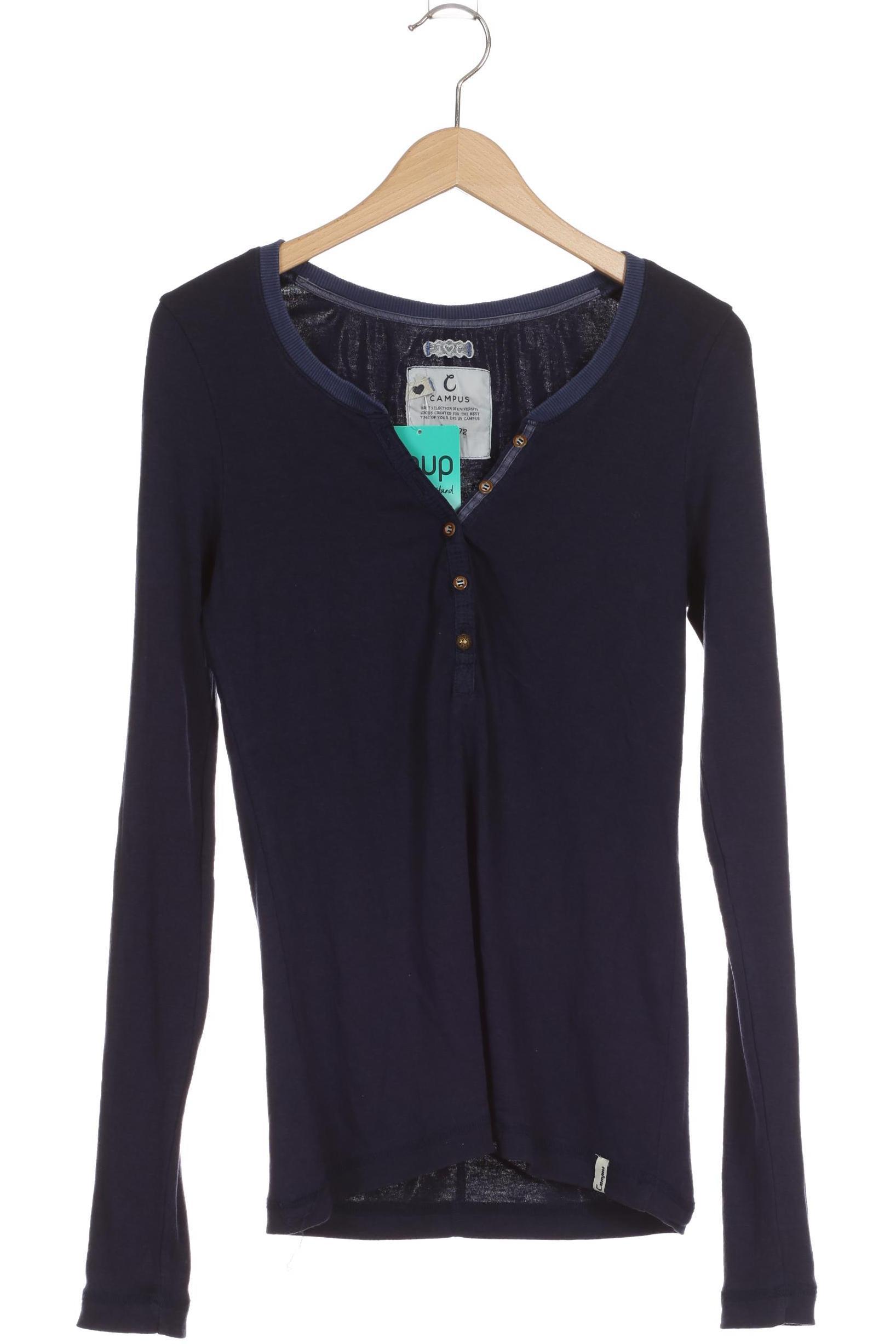 

Campus by Marc O Polo Damen Langarmshirt, blau, Gr.