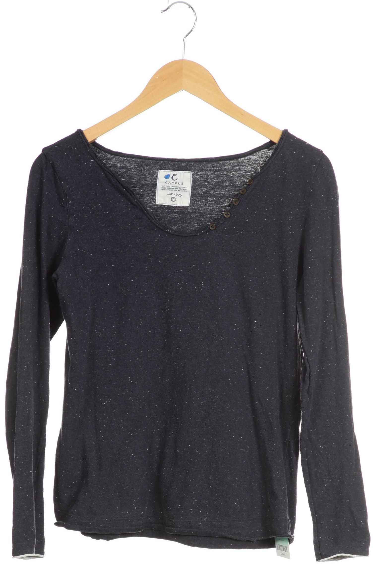 

Campus by Marc O Polo Damen Langarmshirt, blau, Gr.