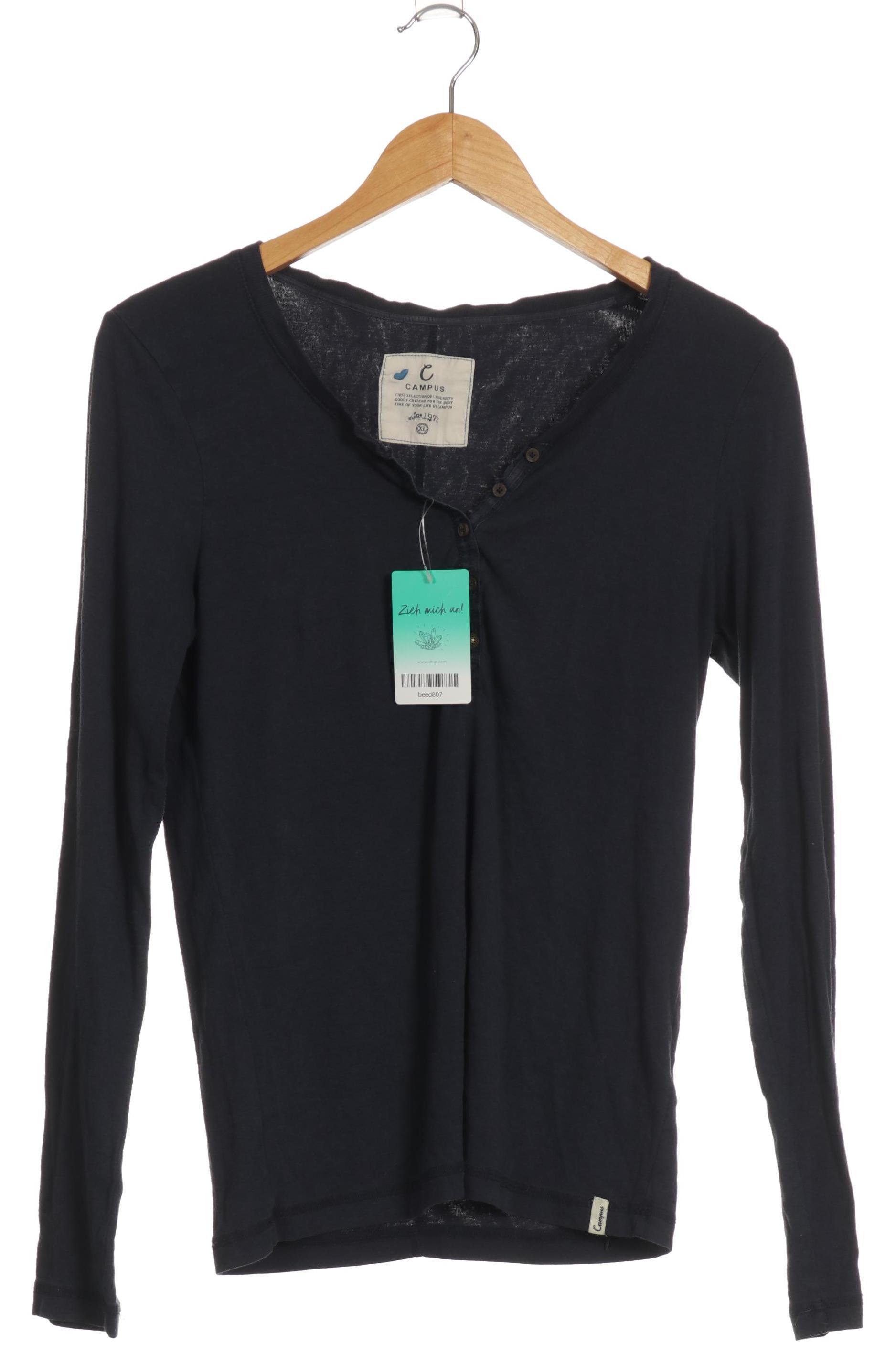 

Campus by Marc O Polo Damen Langarmshirt, blau, Gr.