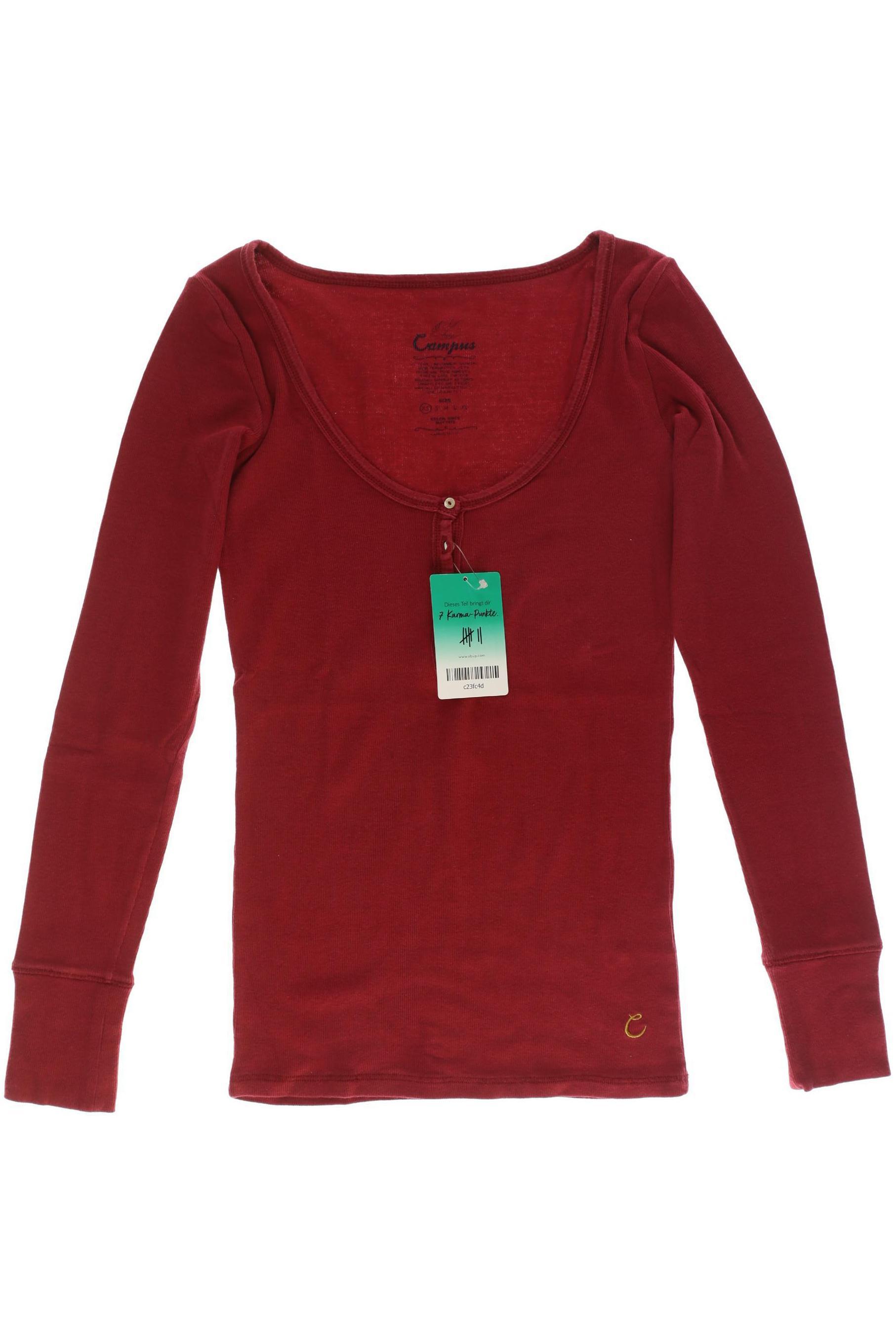 

Campus by Marc O Polo Damen Langarmshirt, rot, Gr.