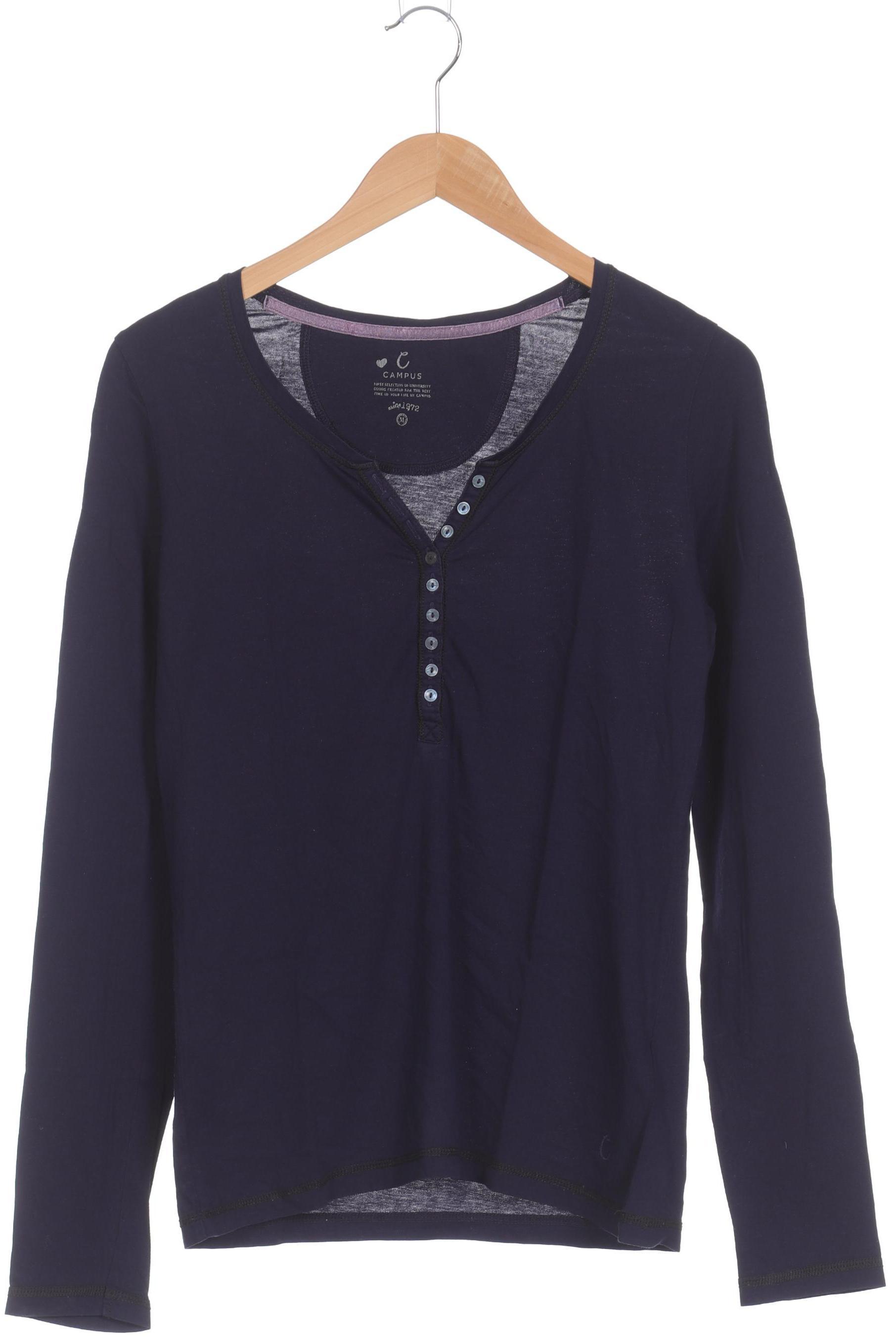 

Campus by Marc O Polo Damen Langarmshirt, blau, Gr.