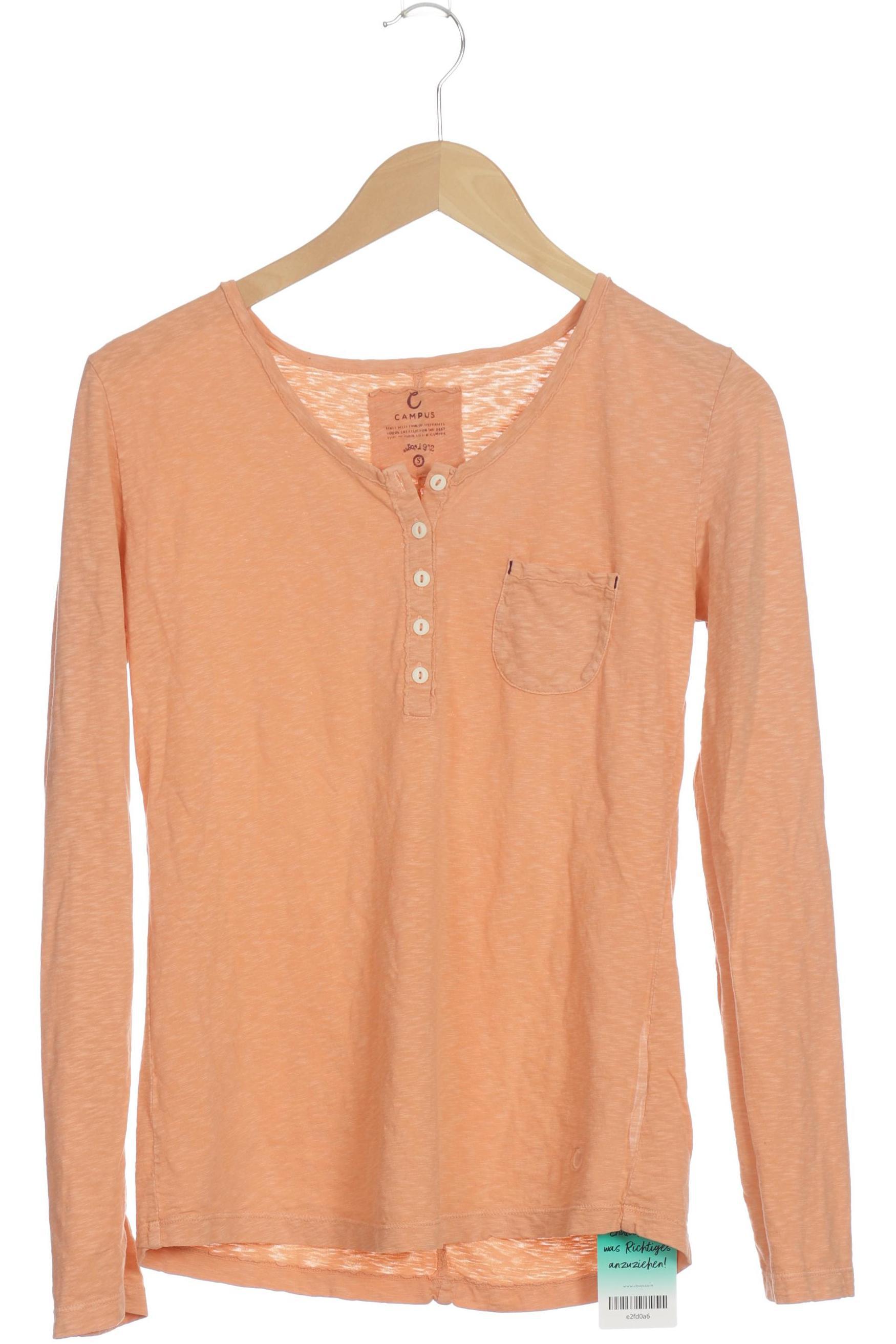 

Campus by Marc O Polo Damen Langarmshirt, orange, Gr.