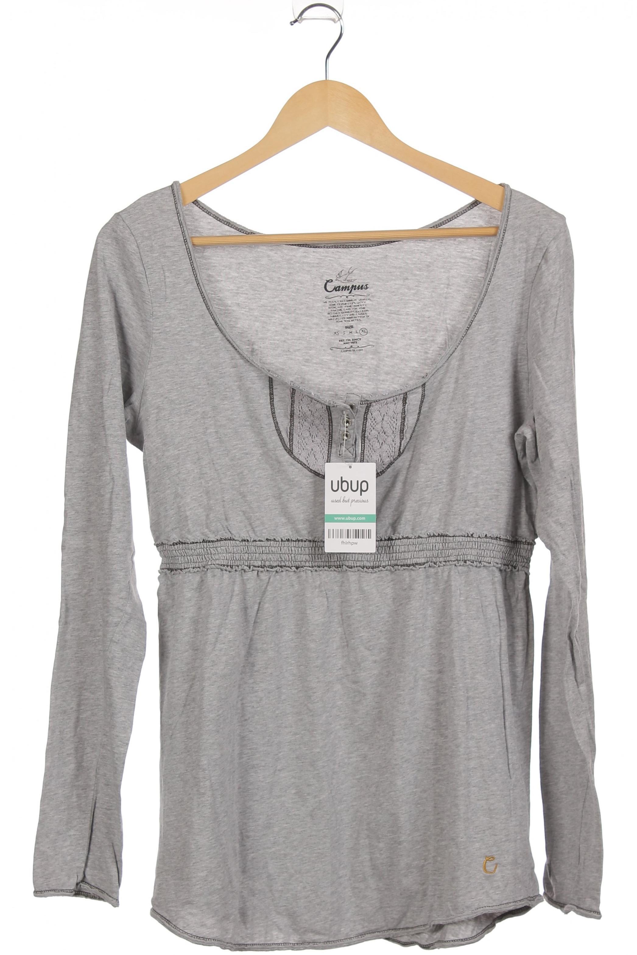 

Campus by Marc O Polo Damen Langarmshirt, grau, Gr.