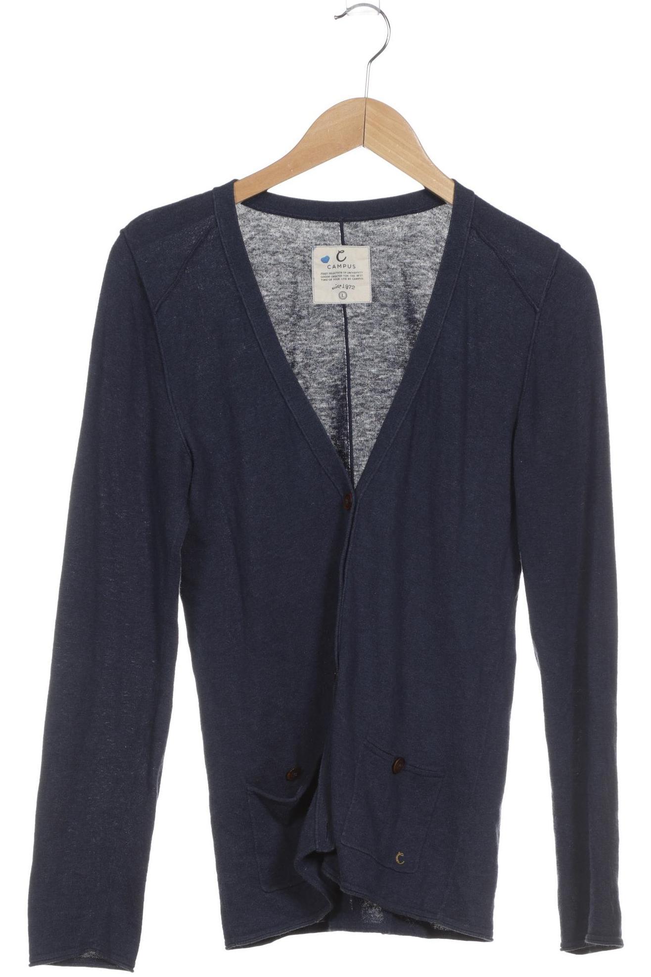 

Campus by Marc O Polo Damen Strickjacke, blau, Gr.
