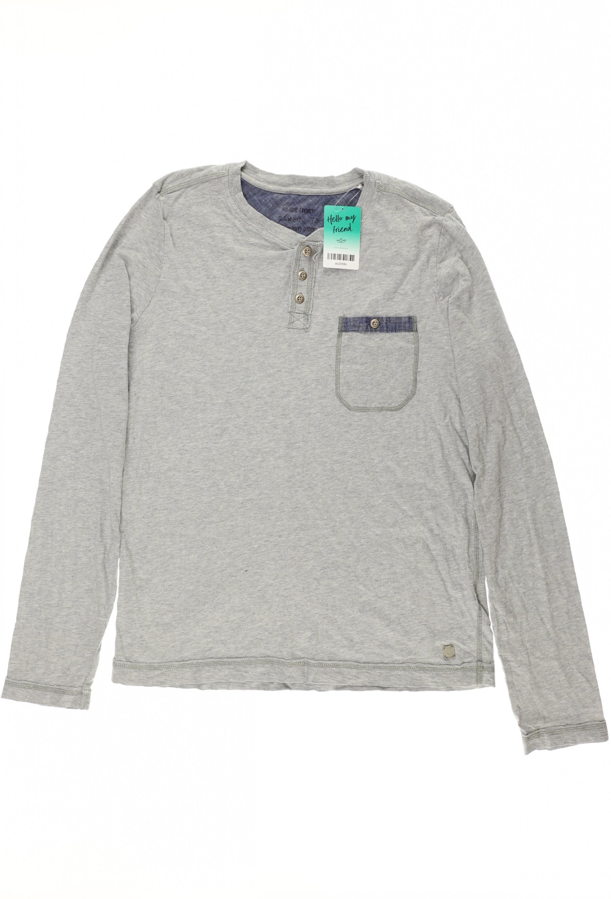 Thumbnail - Campus by Marc O Polo Herren Langarmshirt, grau, Gr.