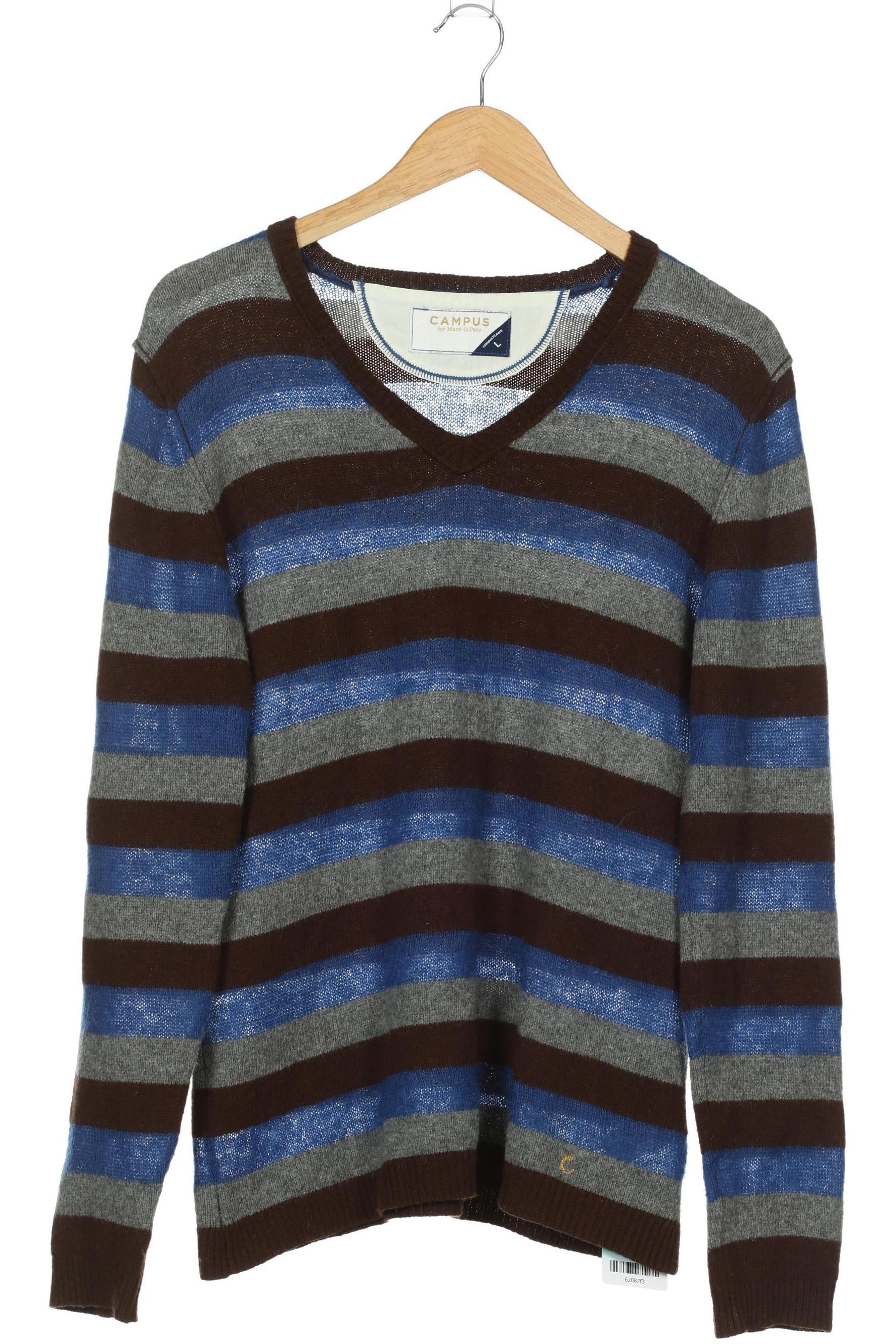 Thumbnail - Campus by Marc O Polo Herren Pullover, blau, Gr.
