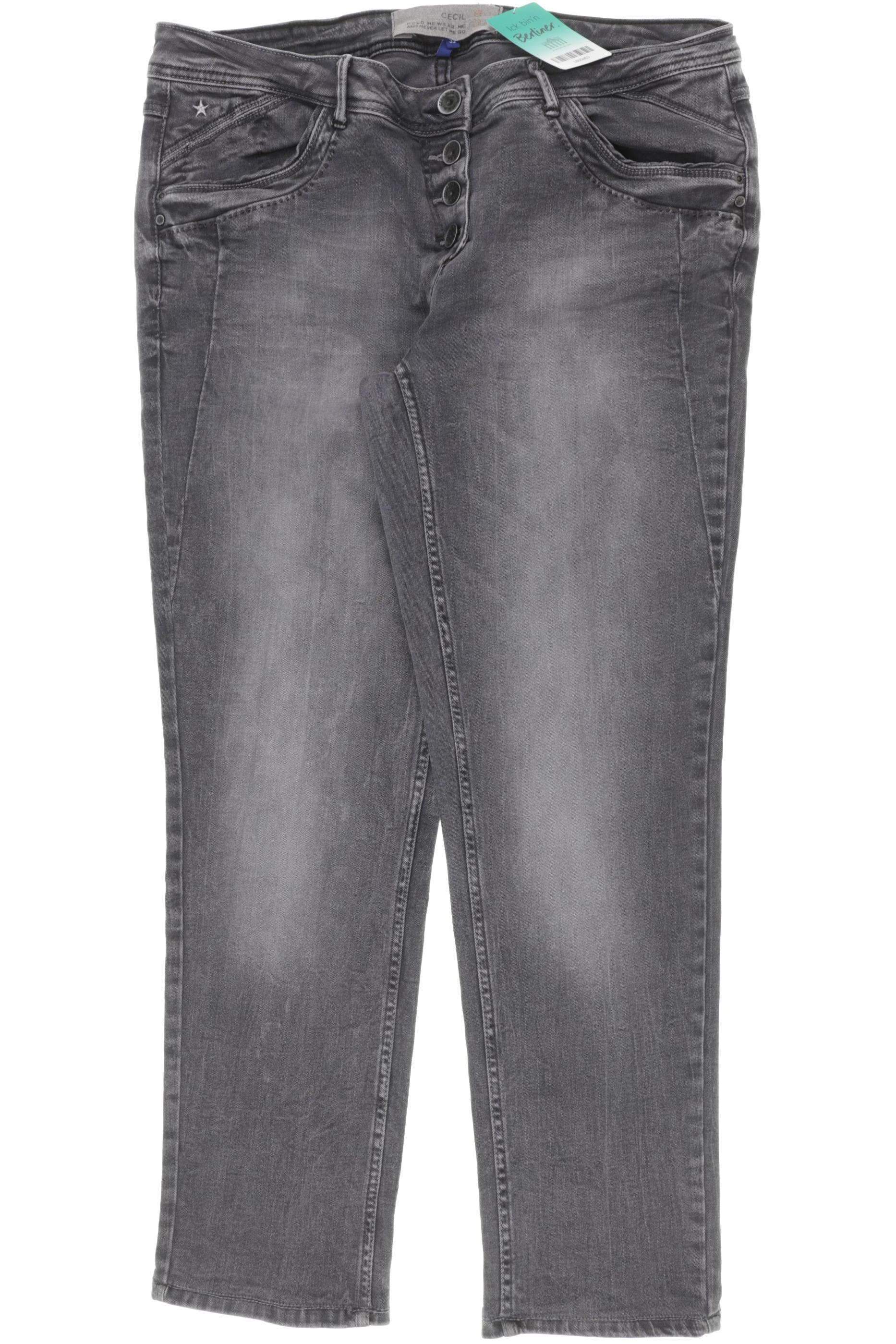 

Cecil Damen Jeans, grau, Gr. 33