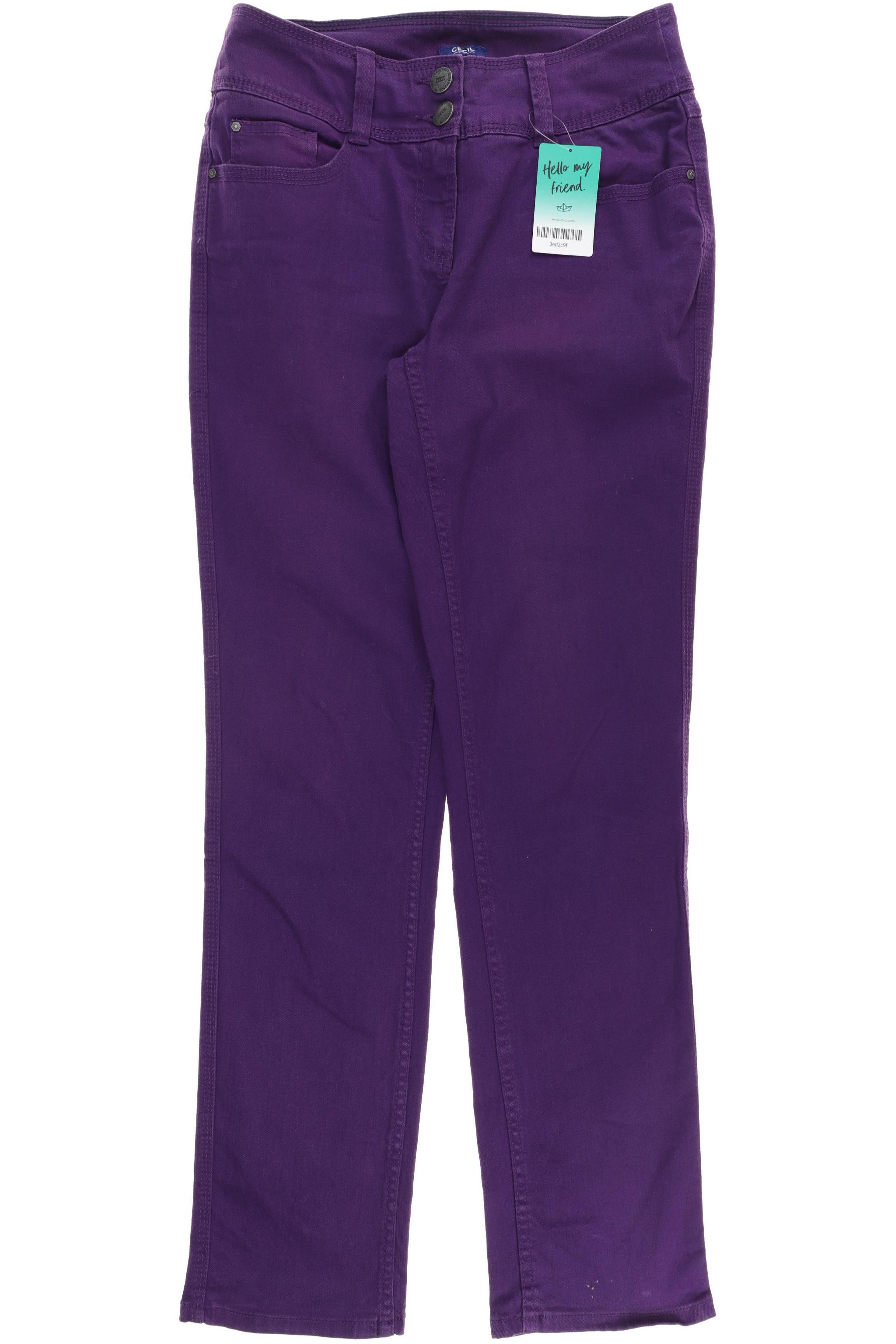 

Cecil Damen Jeans, lila, Gr. 30