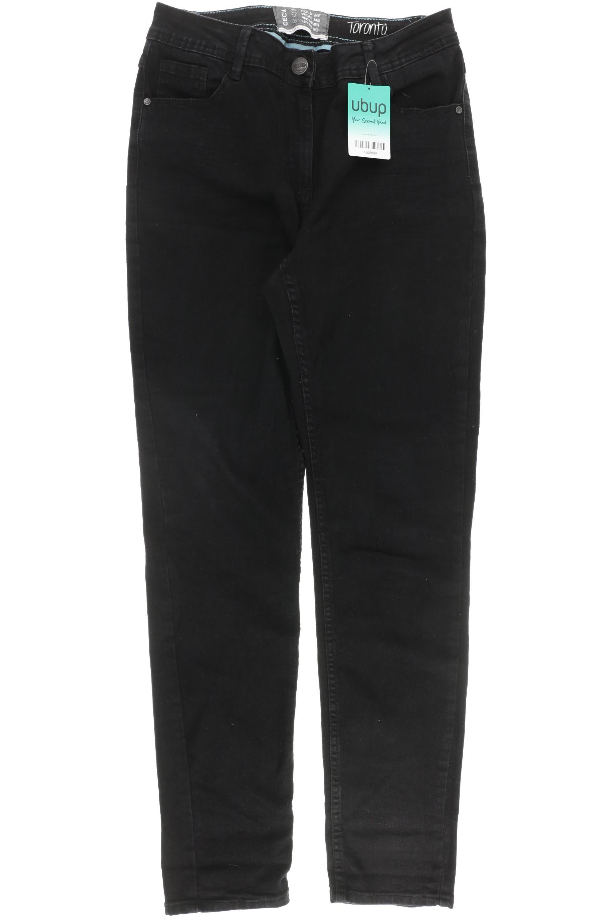 

Cecil Damen Jeans, schwarz, Gr. 28
