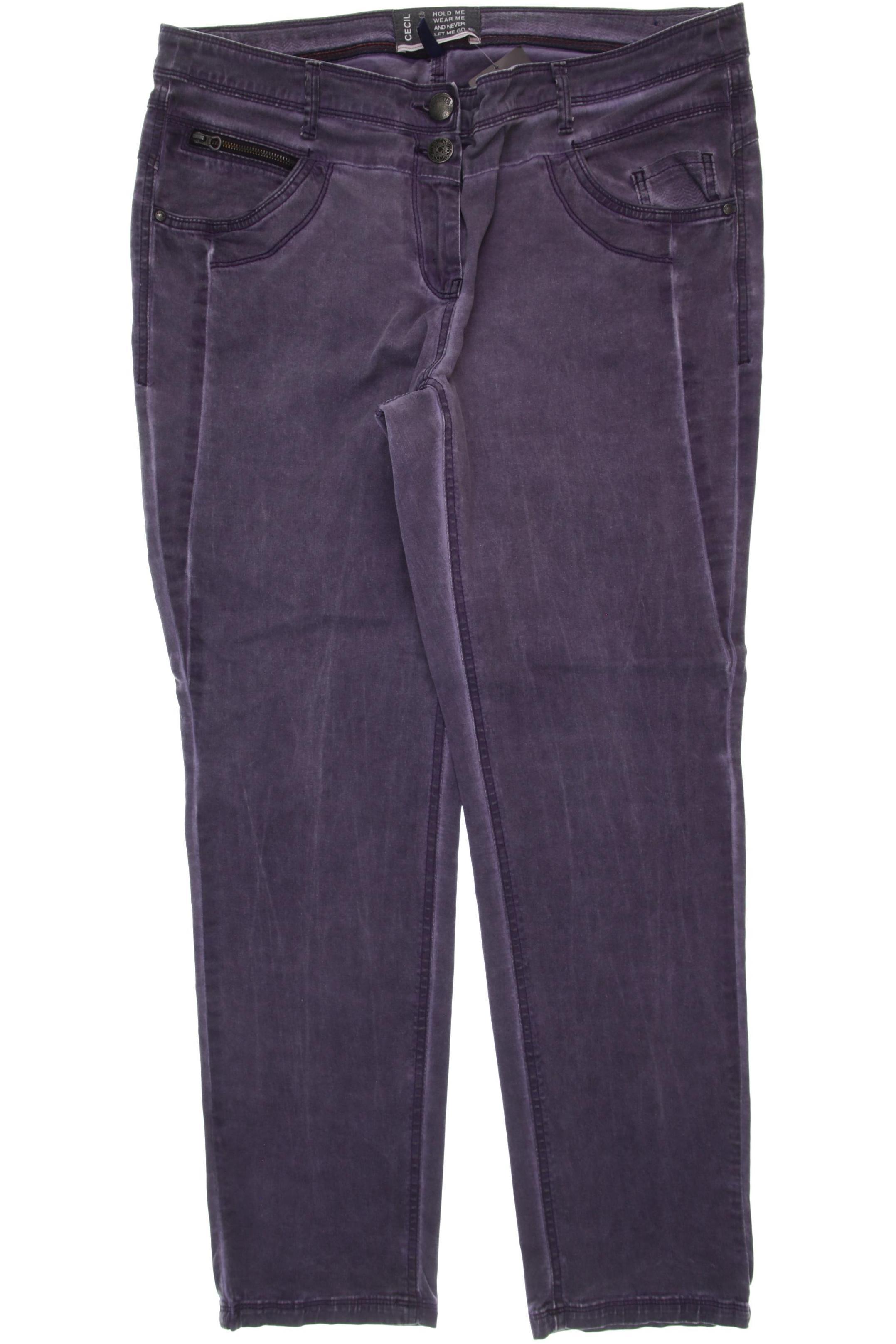 

Cecil Damen Jeans, lila, Gr. 33