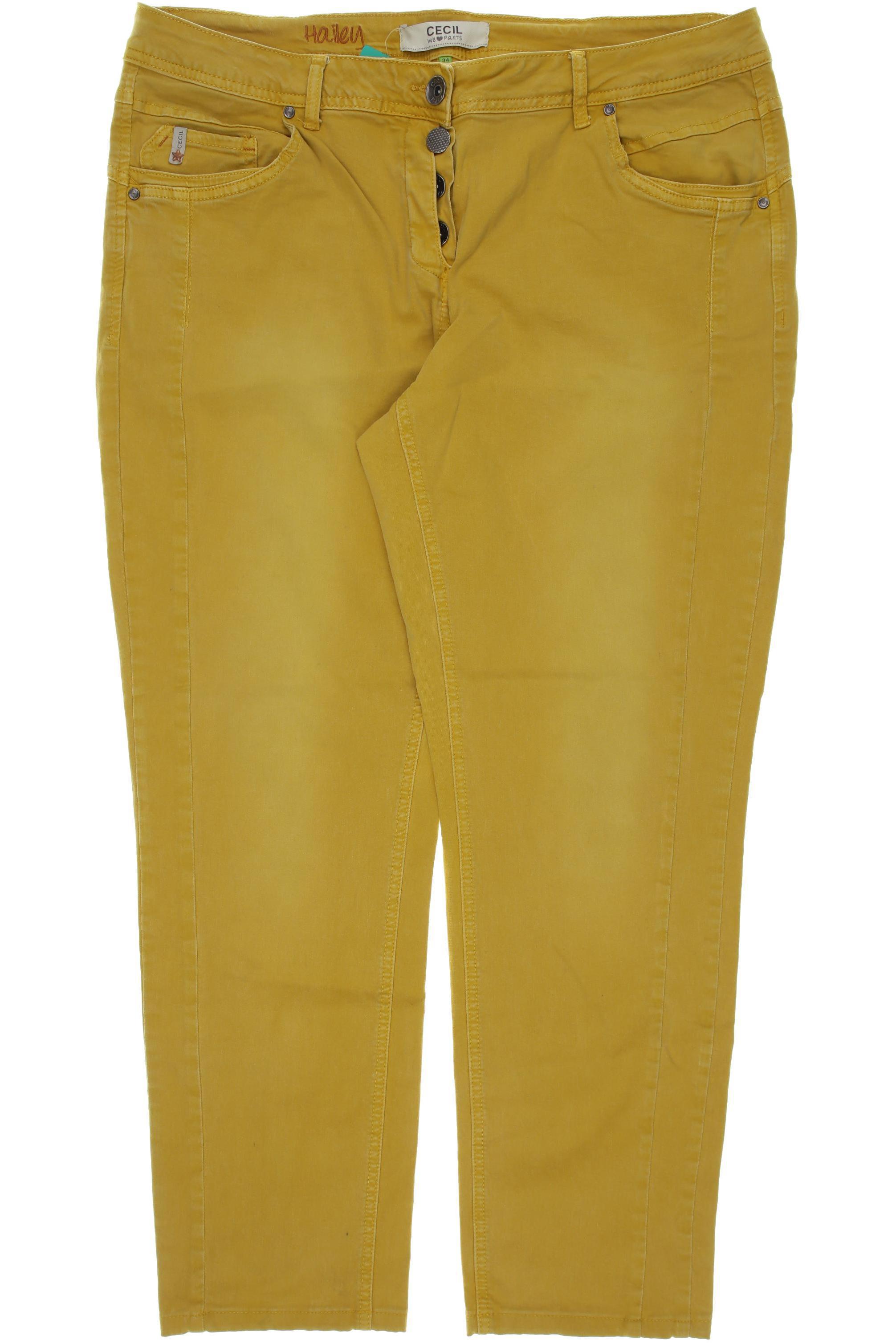 

Cecil Damen Jeans, gelb, Gr. 34