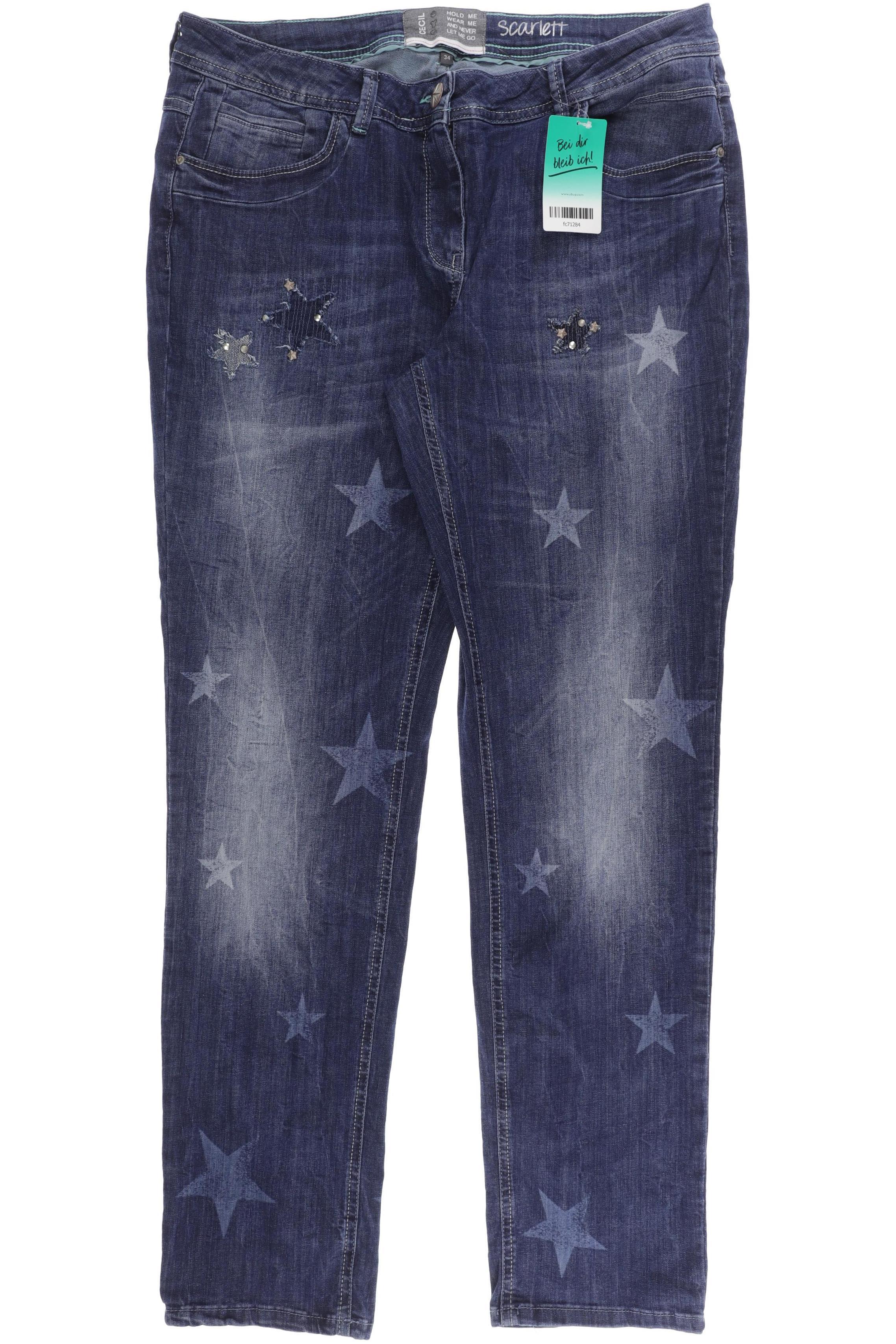 

Cecil Damen Jeans, blau, Gr. 34