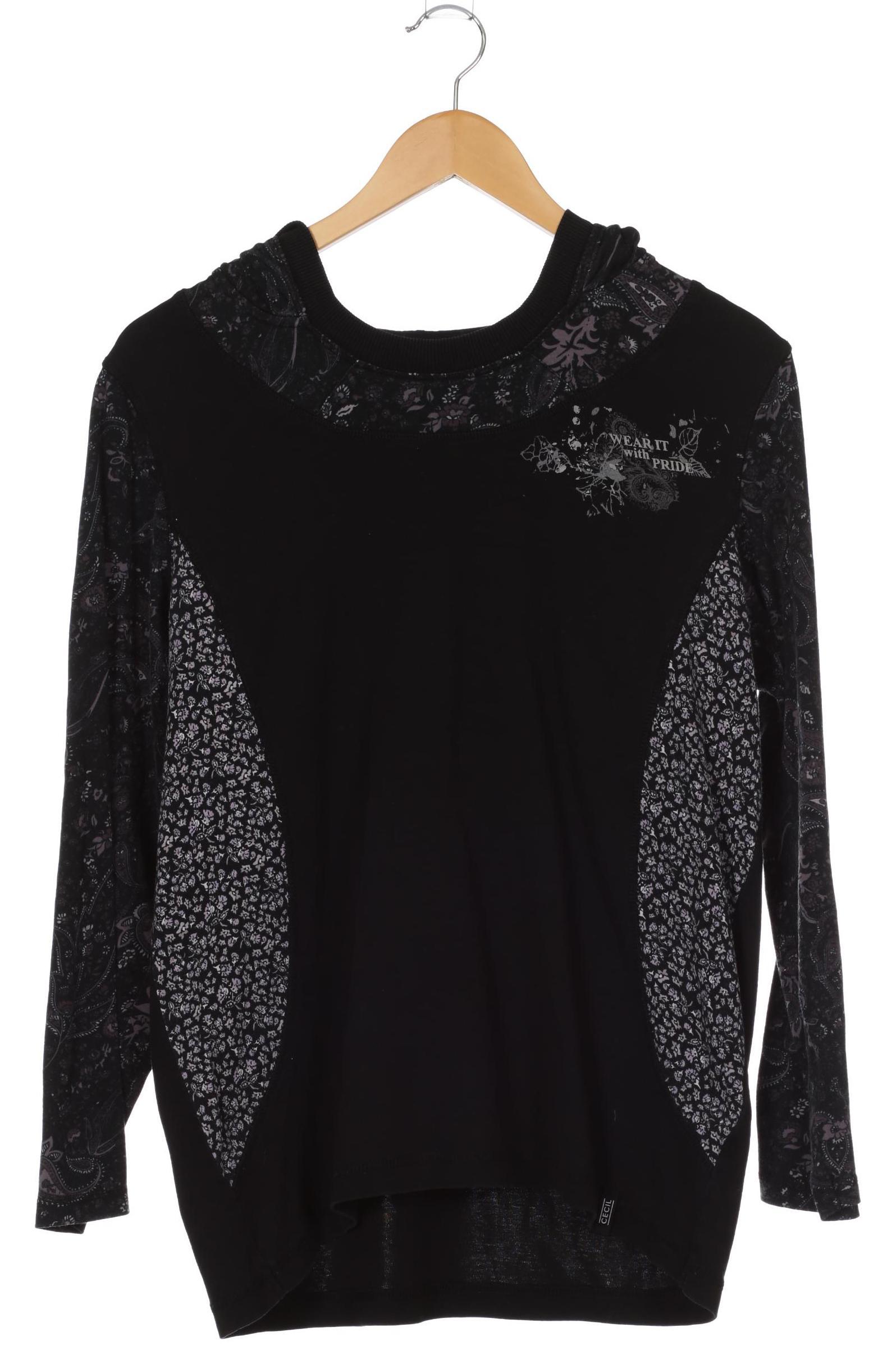 

Cecil Damen Kapuzenpullover, schwarz, Gr.