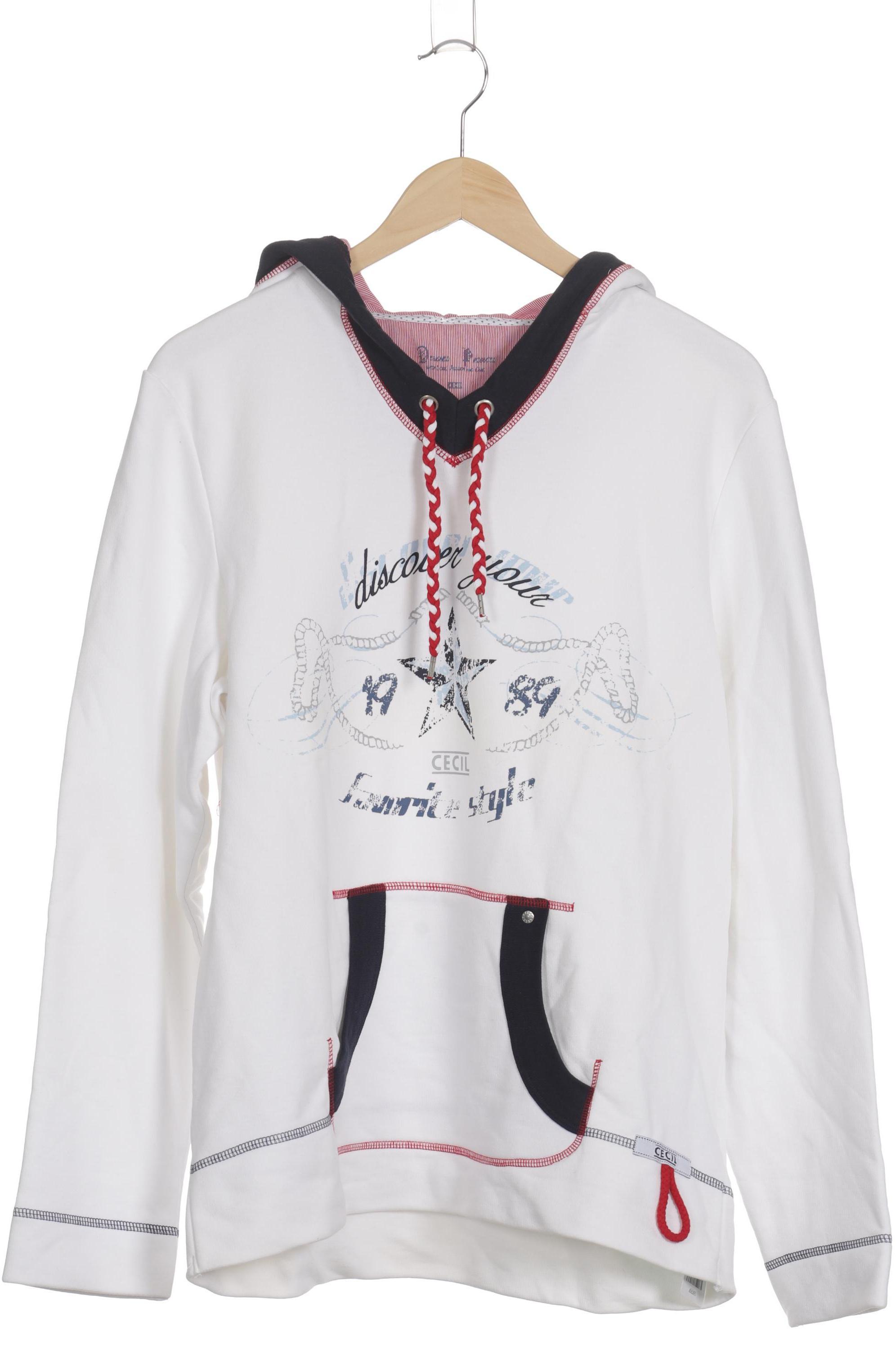 

Cecil Damen Kapuzenpullover, weiß, Gr.