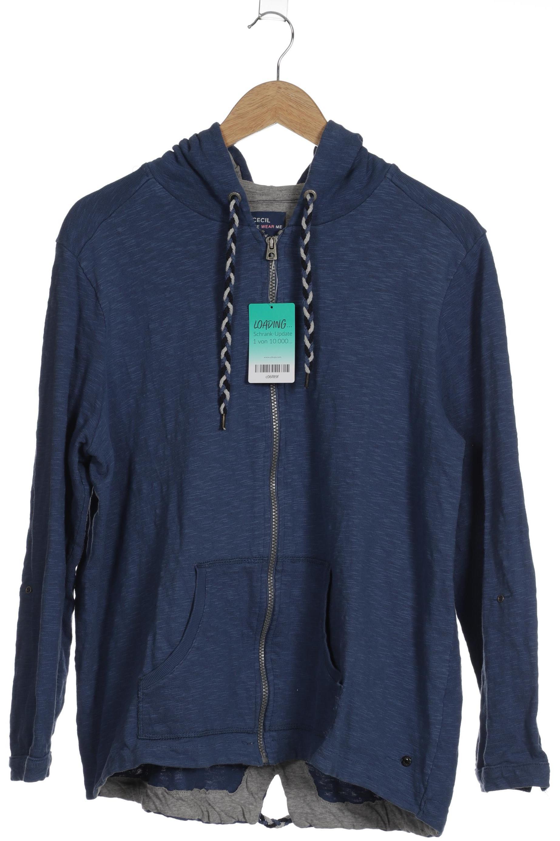 

Cecil Damen Kapuzenpullover, blau, Gr.