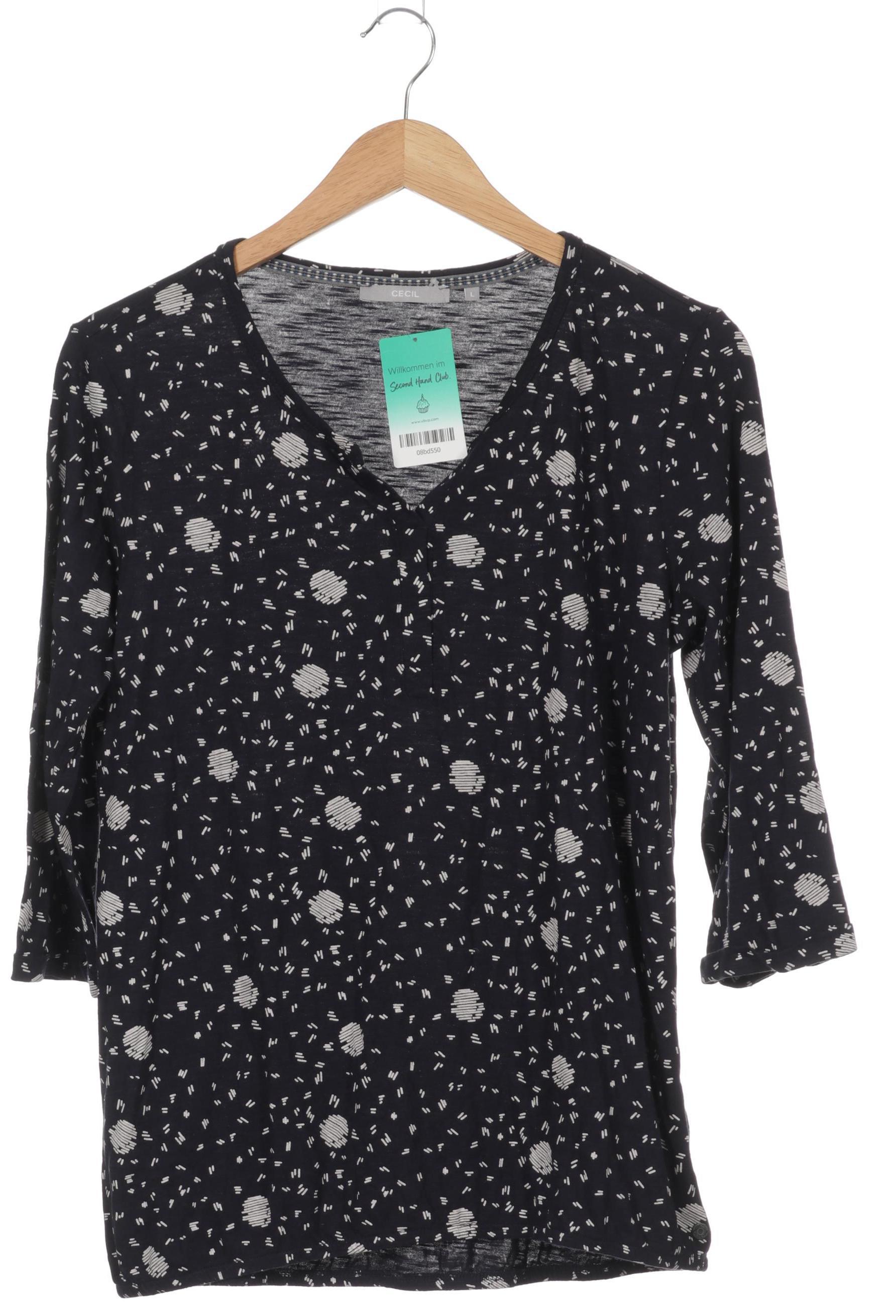 

Cecil Damen Langarmshirt, blau, Gr.