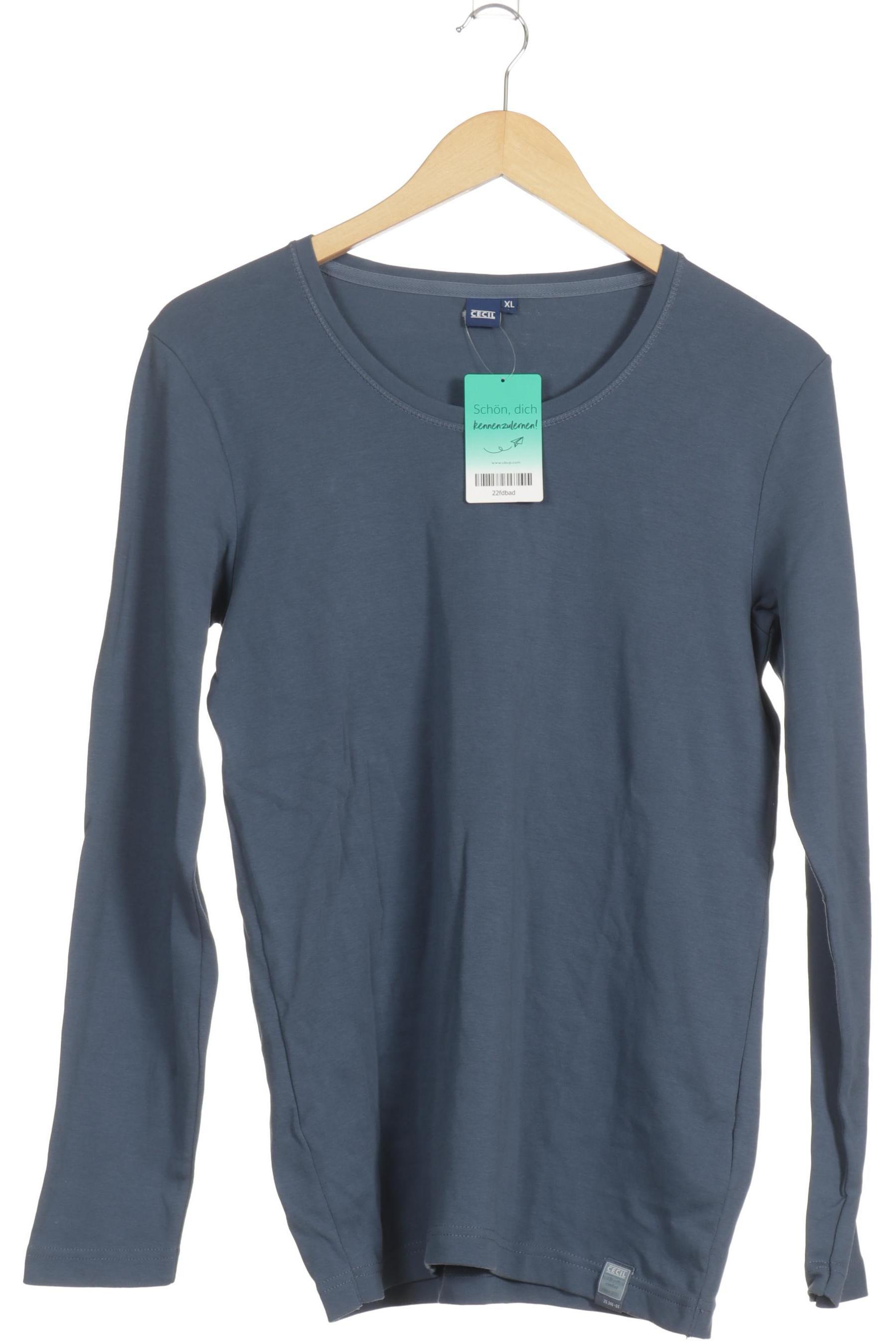 

Cecil Damen Langarmshirt, blau, Gr.