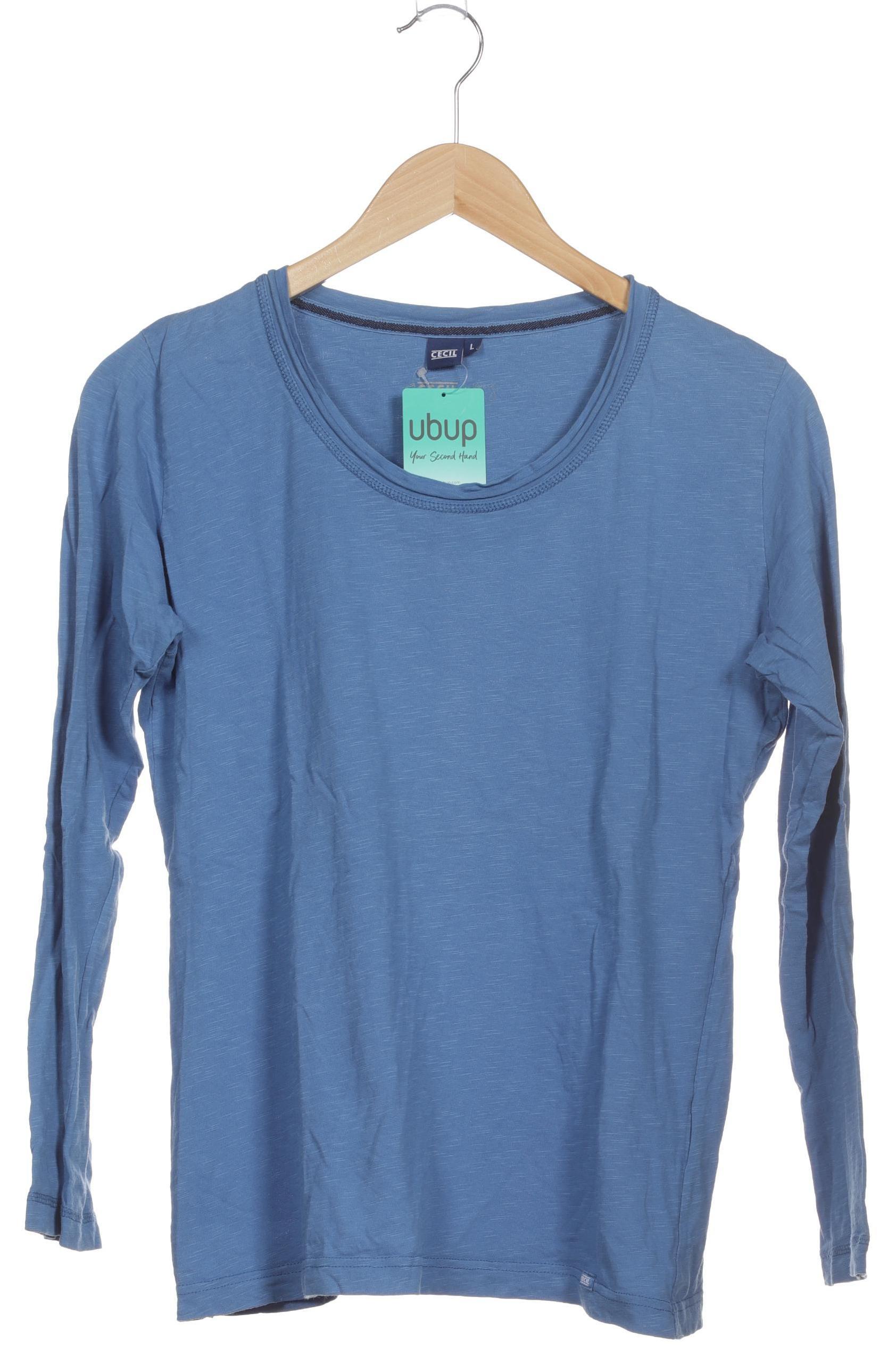 

Cecil Damen Langarmshirt, blau, Gr.
