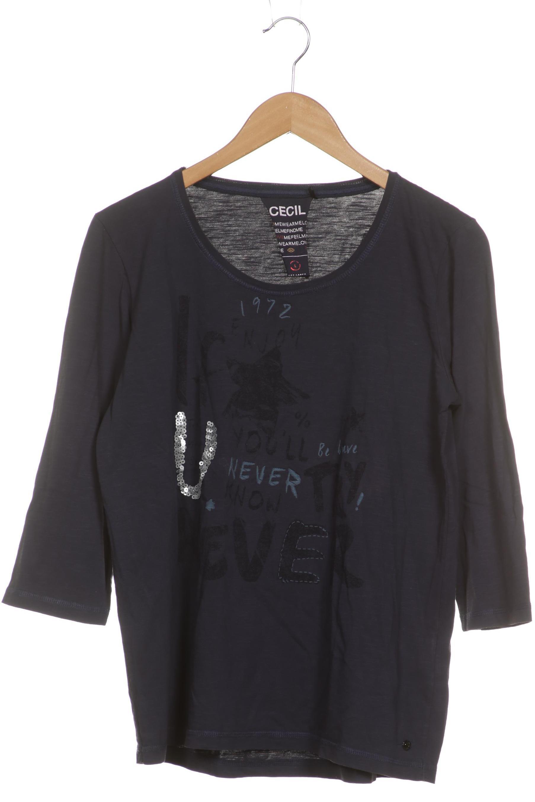 

Cecil Damen Langarmshirt, blau, Gr.
