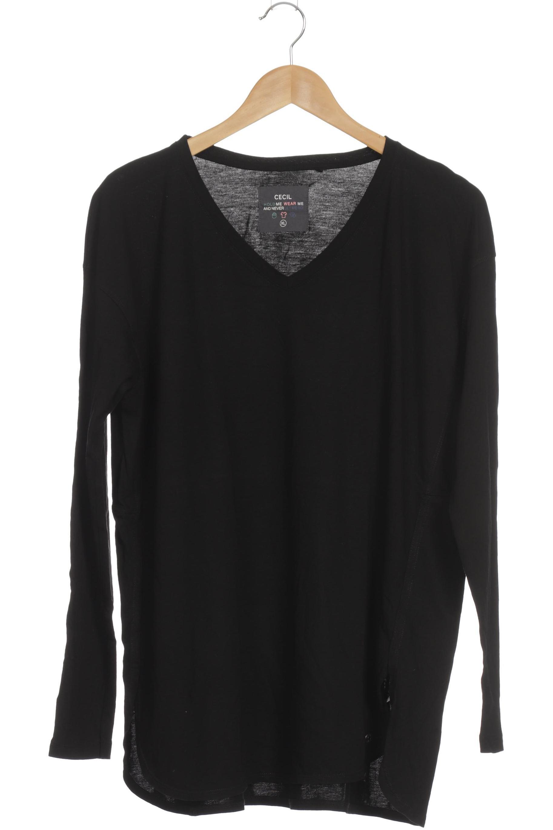 

Cecil Damen Langarmshirt, schwarz, Gr.