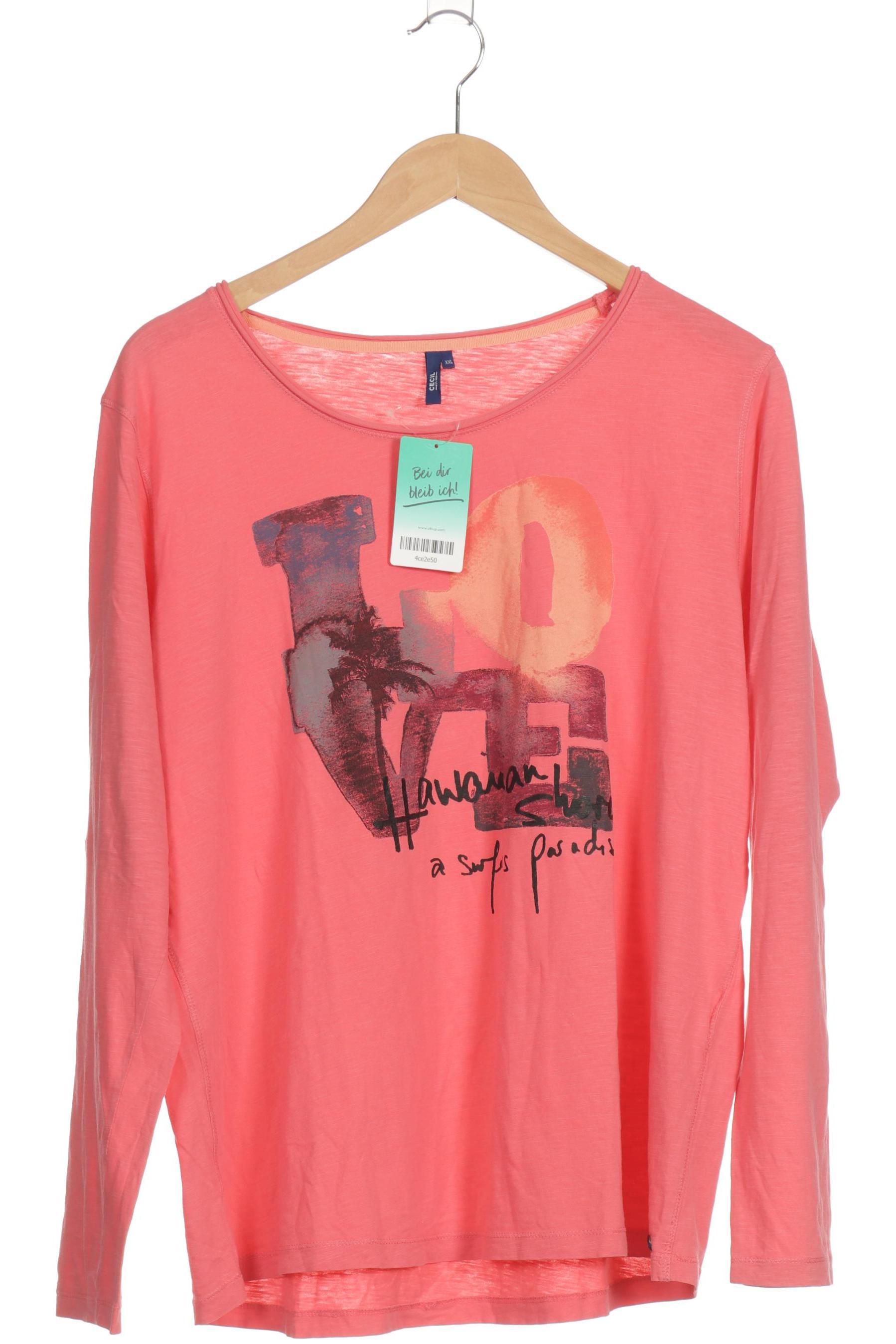 

Cecil Damen Langarmshirt, pink, Gr.