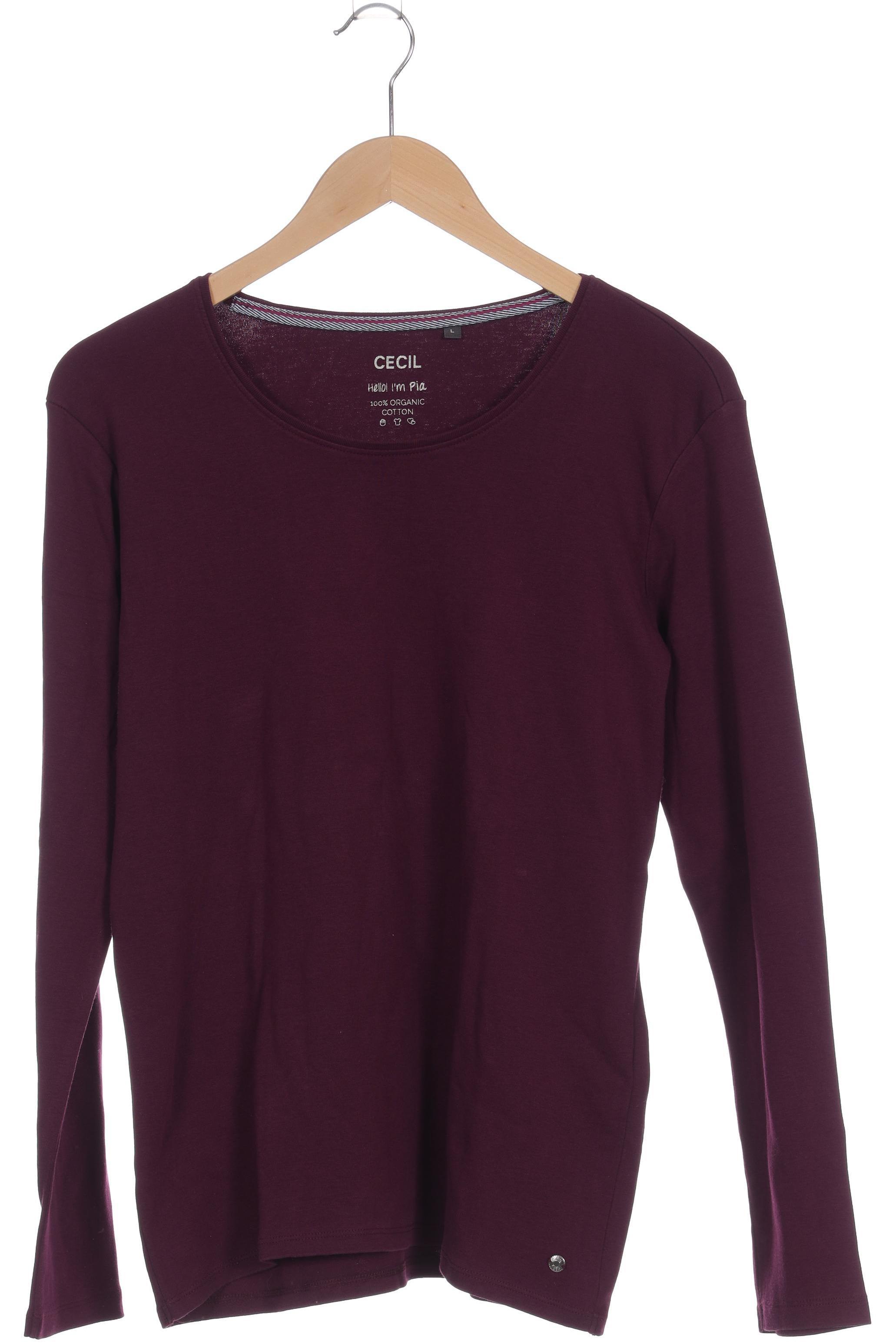 

Cecil Damen Langarmshirt, lila, Gr.