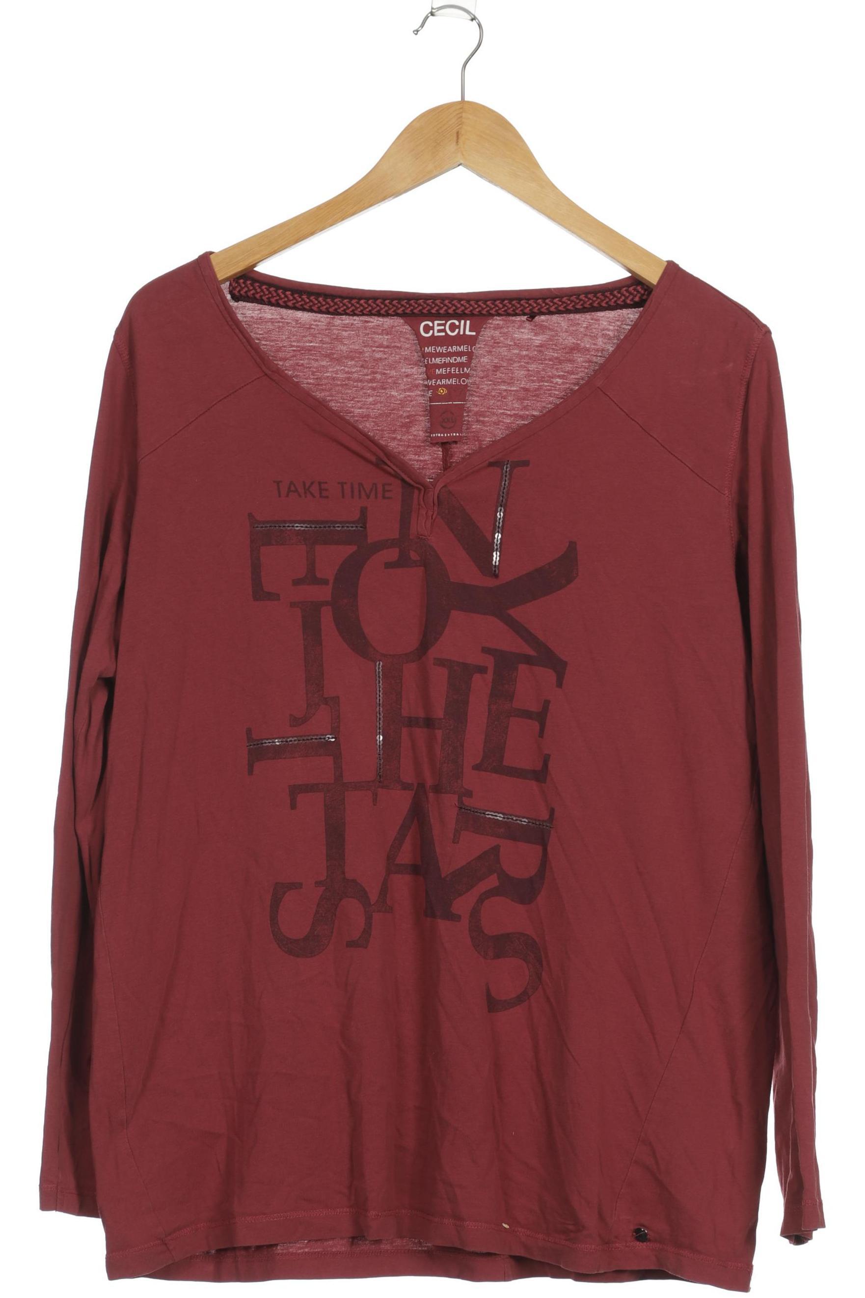 

Cecil Damen Langarmshirt, rot, Gr.