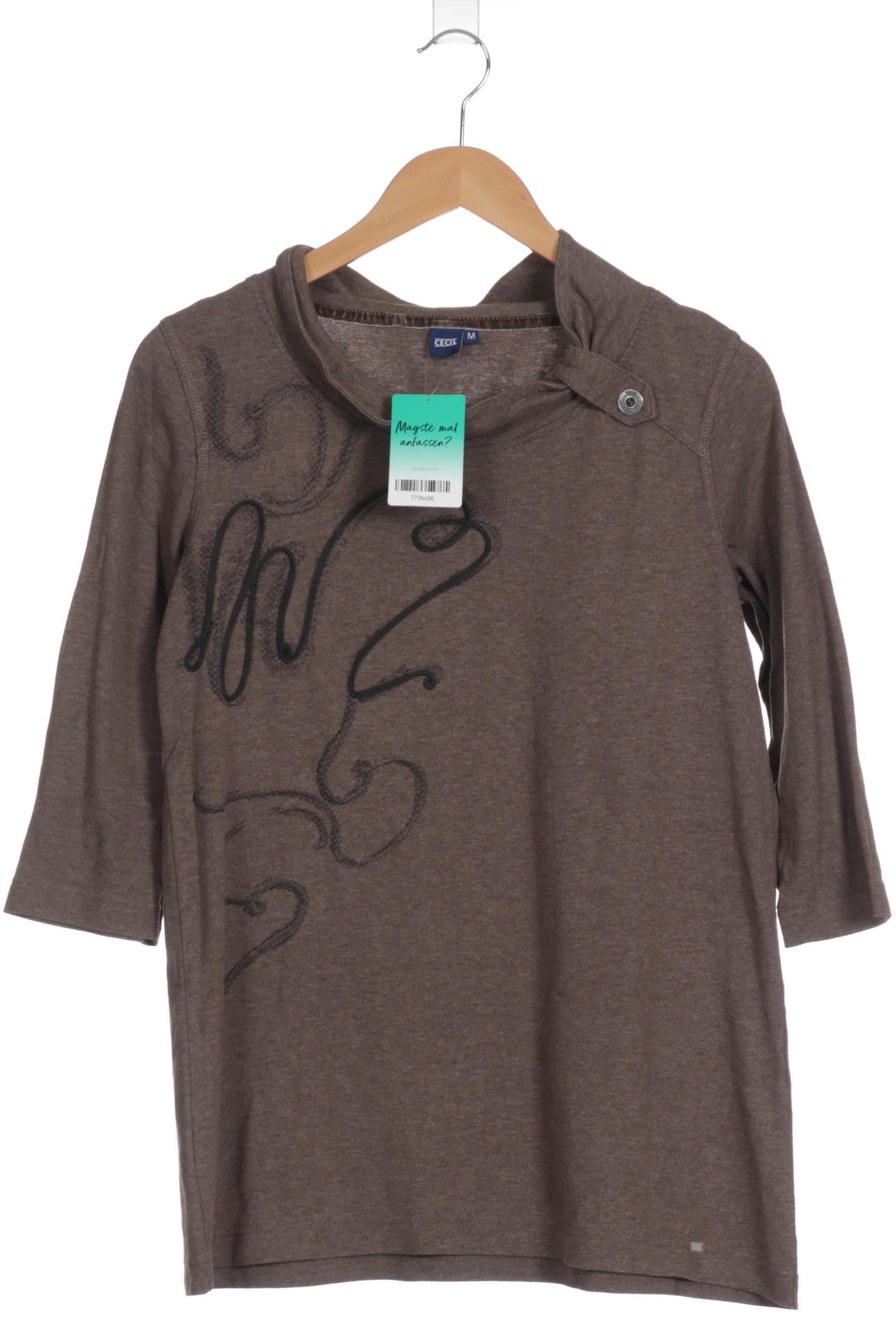 

Cecil Damen Langarmshirt, braun, Gr.