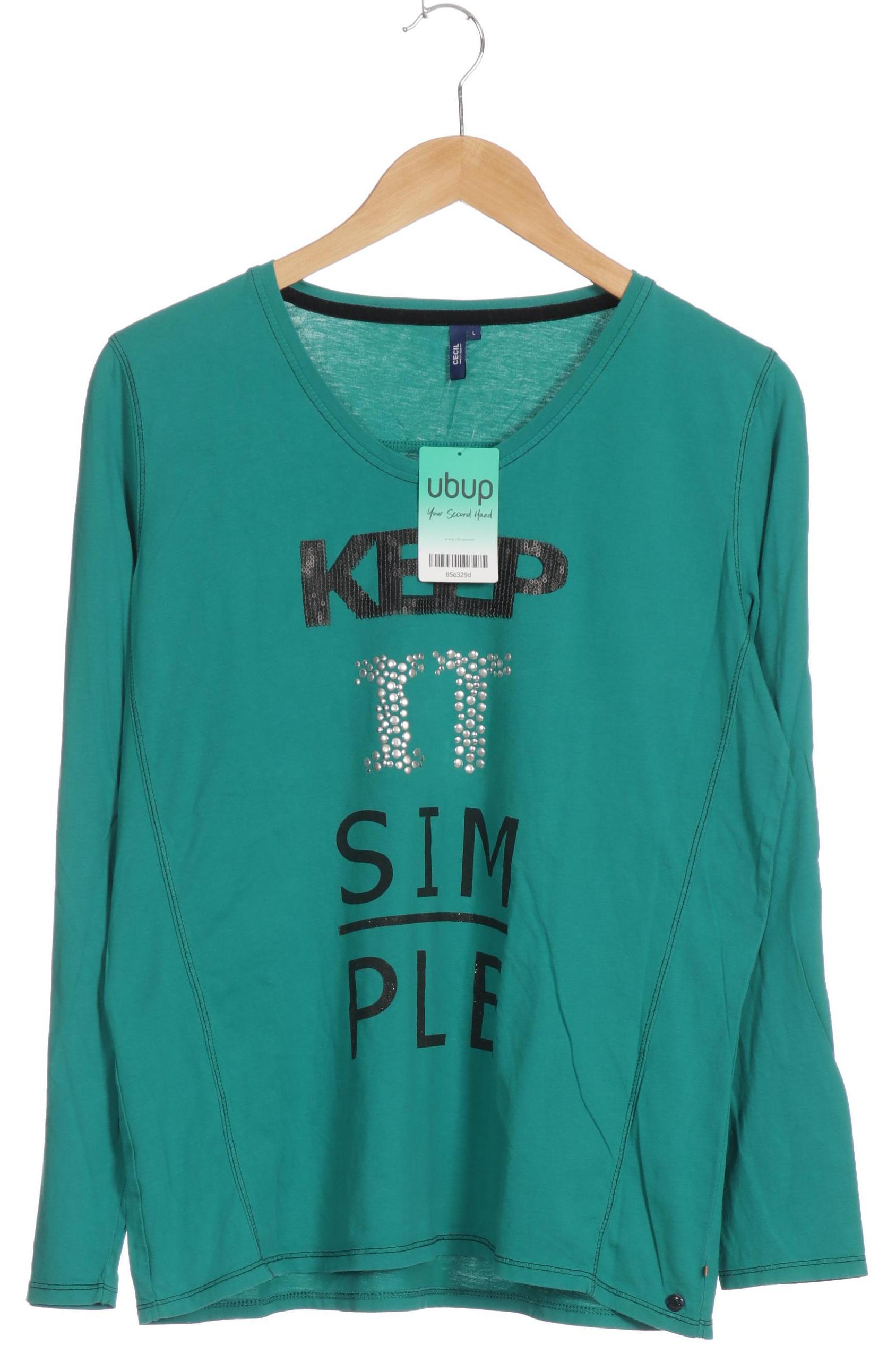 

Cecil Damen Langarmshirt, türkis, Gr.