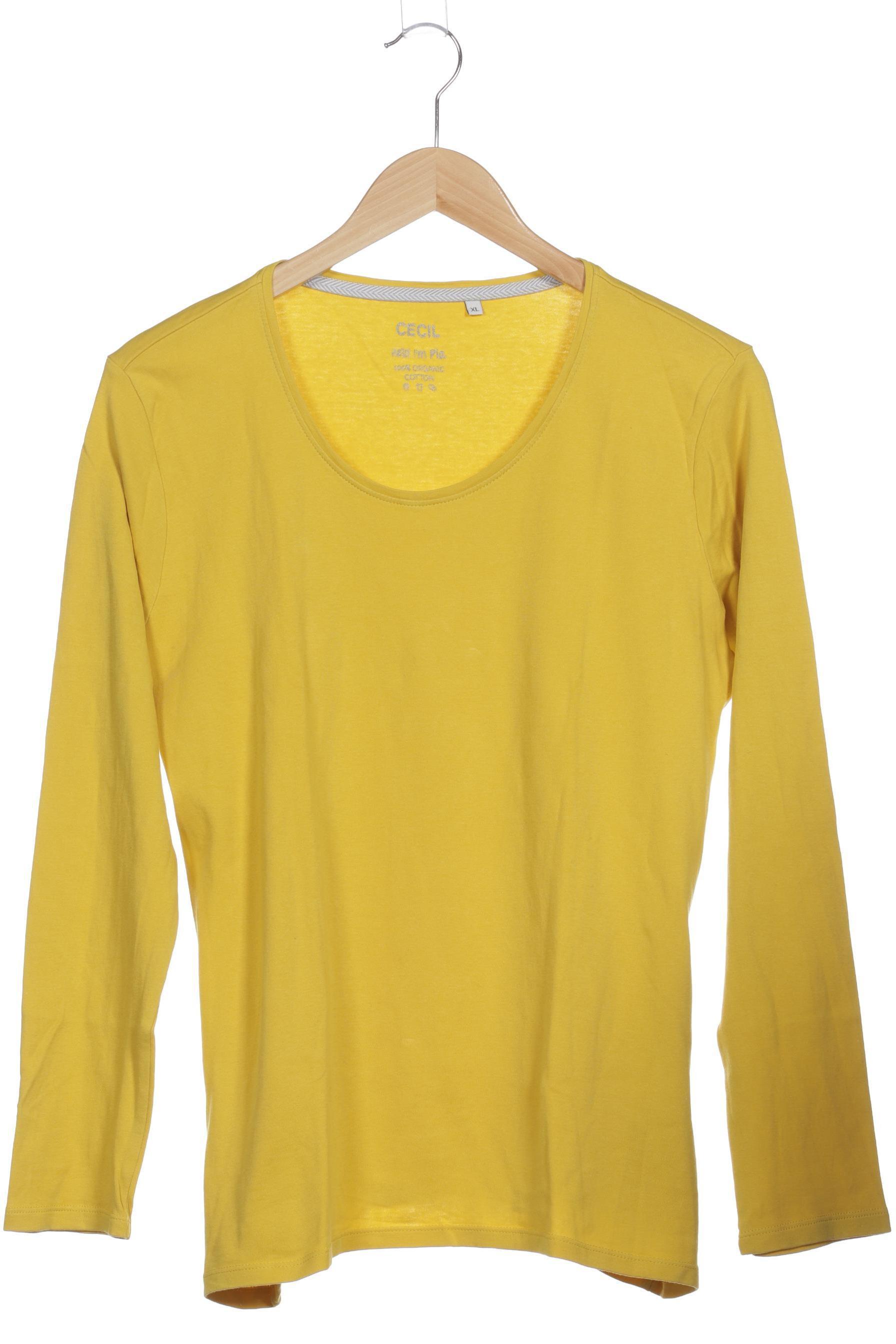 

Cecil Damen Langarmshirt, gelb, Gr.