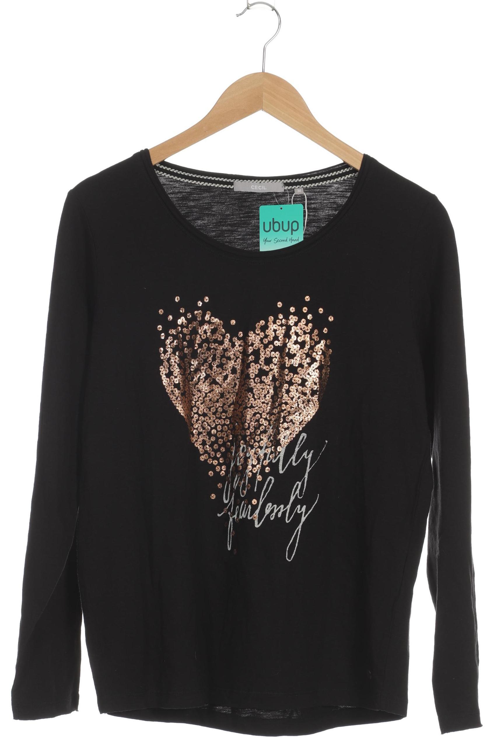 

Cecil Damen Langarmshirt, schwarz, Gr.