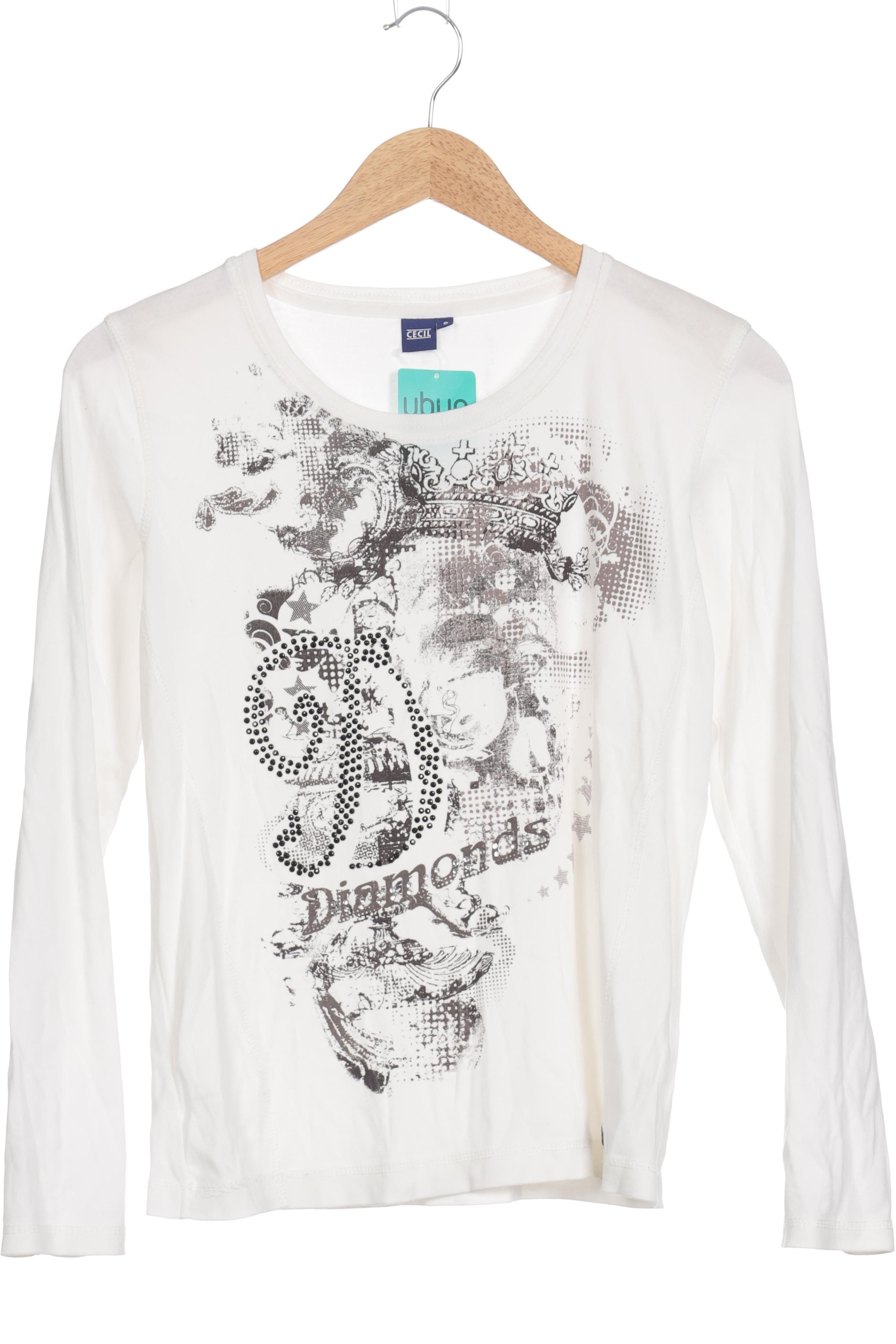 

Cecil Damen Langarmshirt, weiß, Gr.