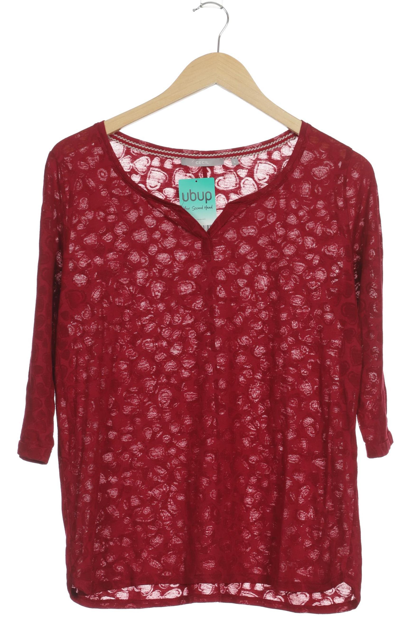 

Cecil Damen Langarmshirt, rot, Gr.
