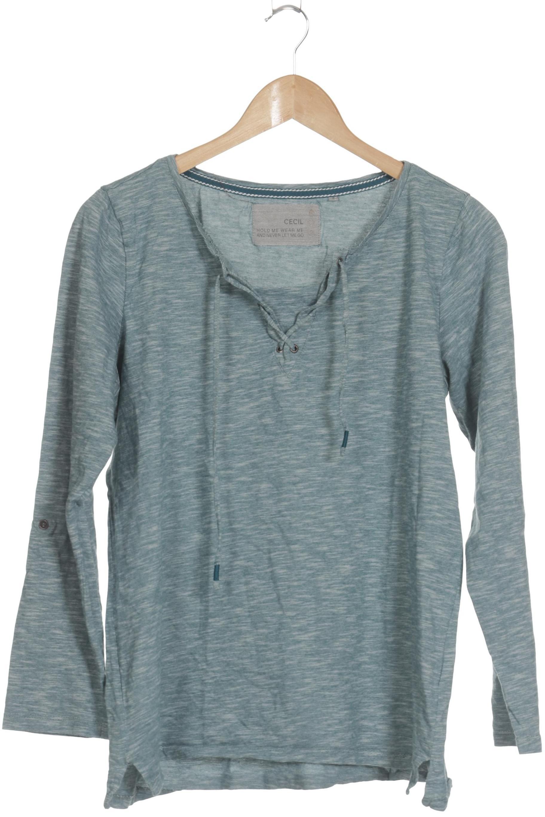 

Cecil Damen Langarmshirt, türkis, Gr.