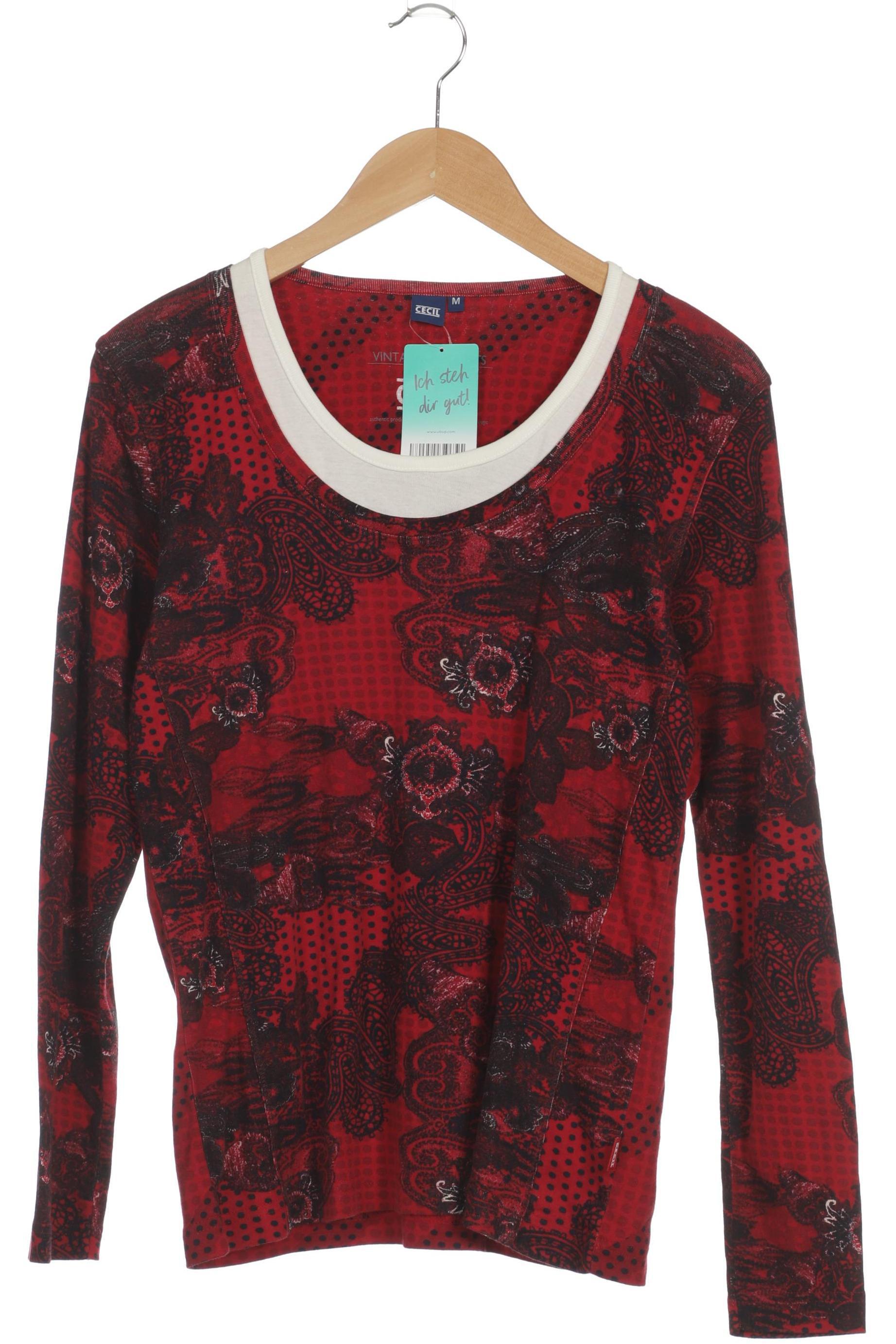 

Cecil Damen Langarmshirt, rot, Gr.