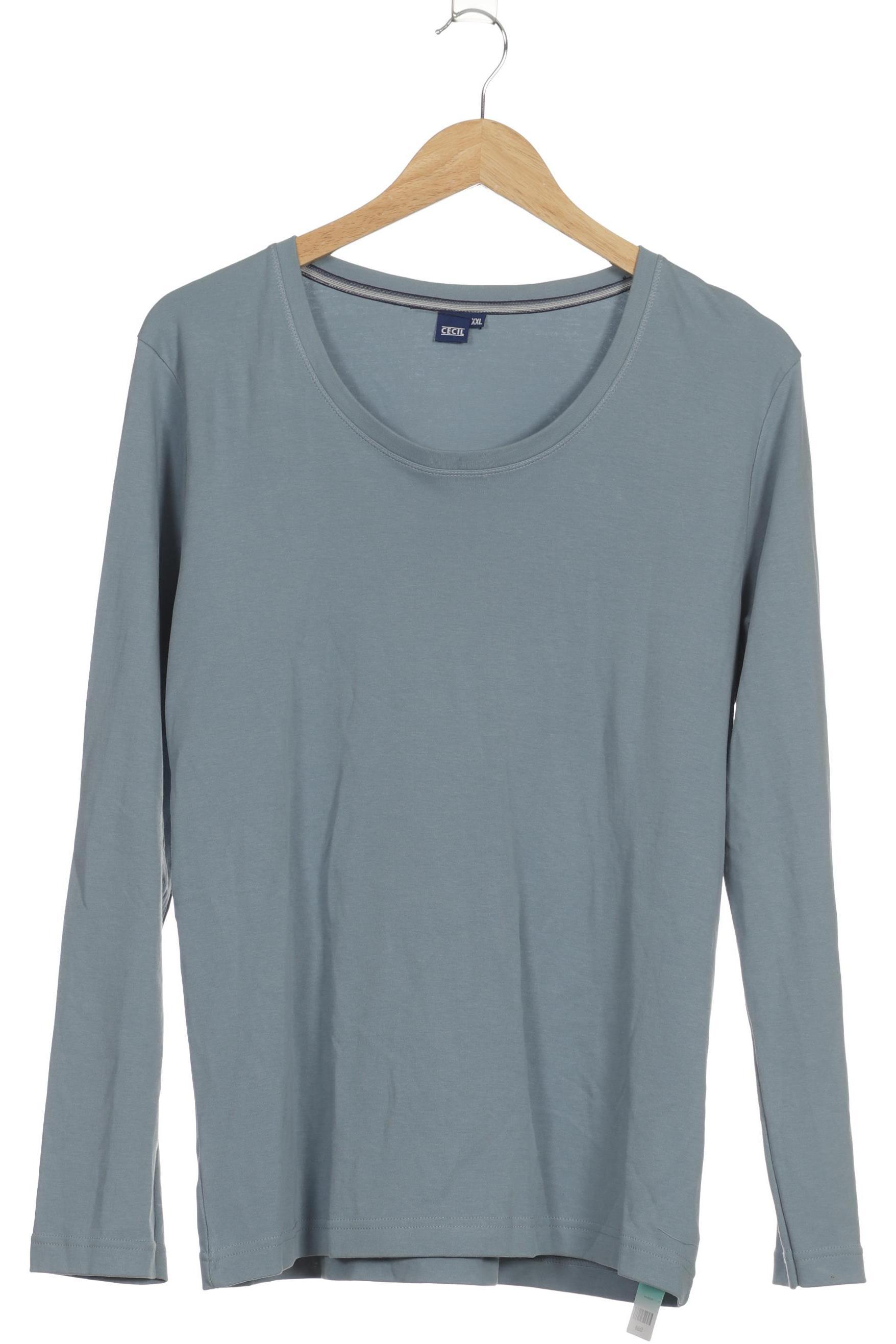 

Cecil Damen Langarmshirt, blau, Gr.