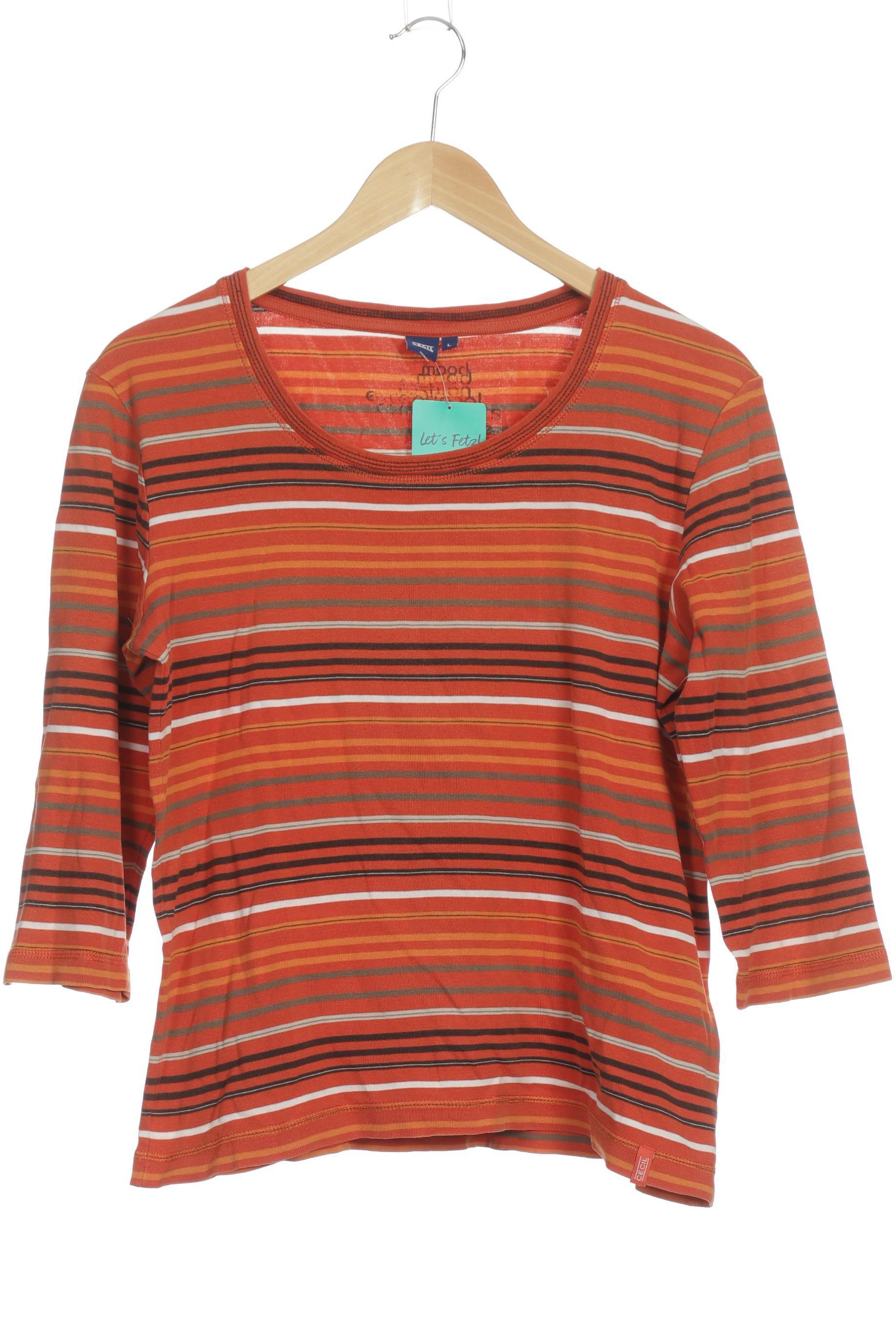 

Cecil Damen Langarmshirt, orange, Gr.