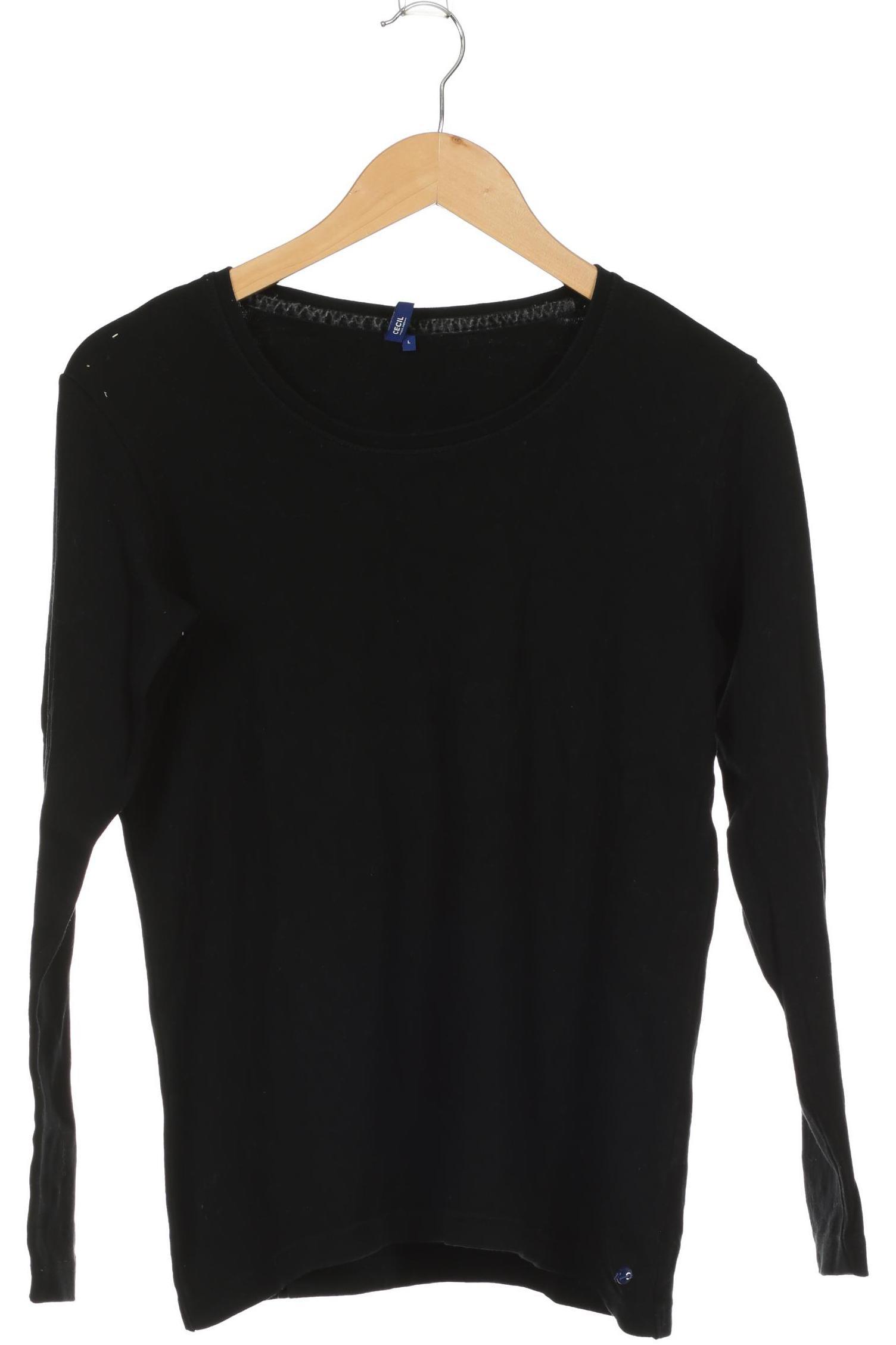 

Cecil Damen Langarmshirt, schwarz, Gr.