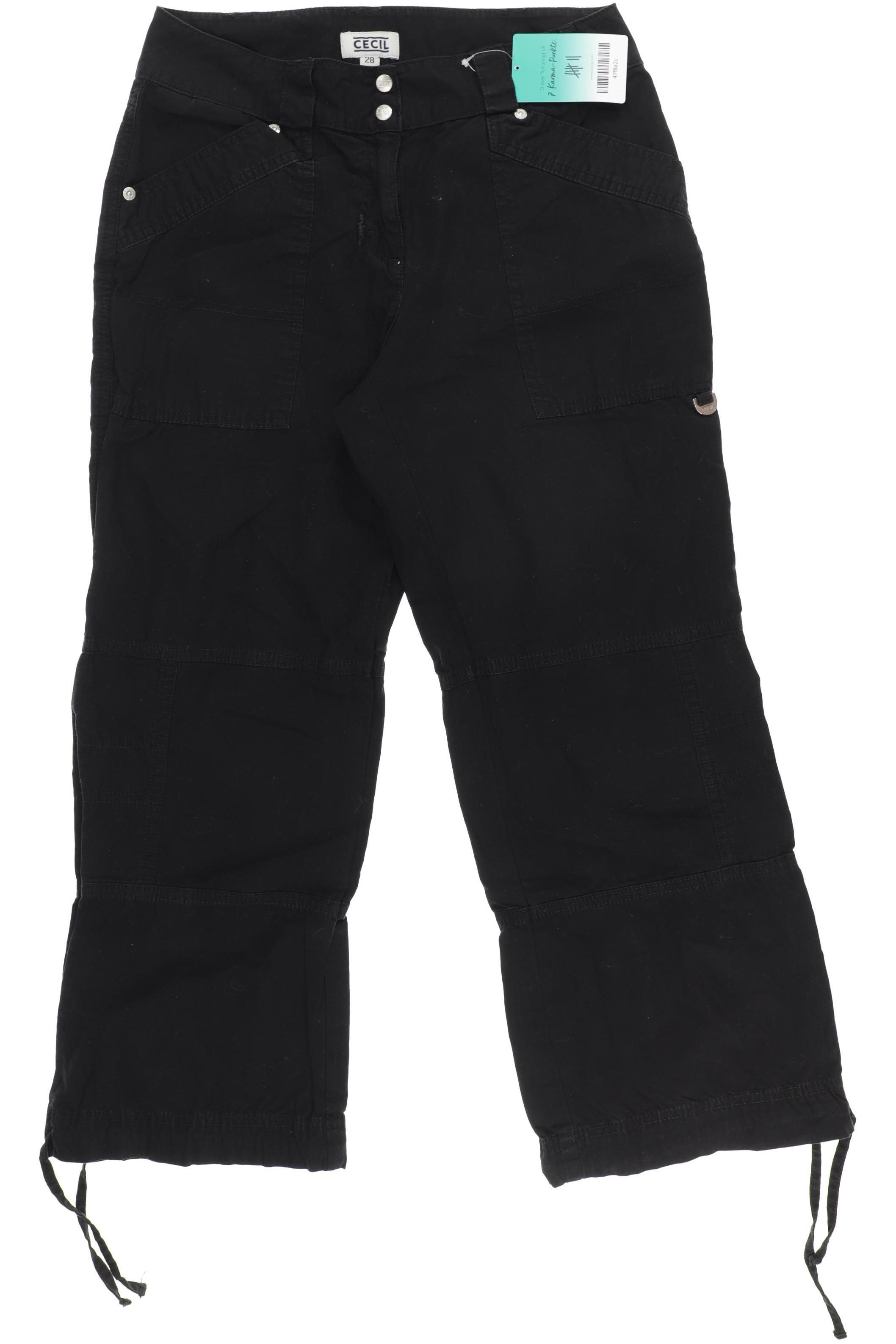 

Cecil Damen Stoffhose, schwarz, Gr. 28