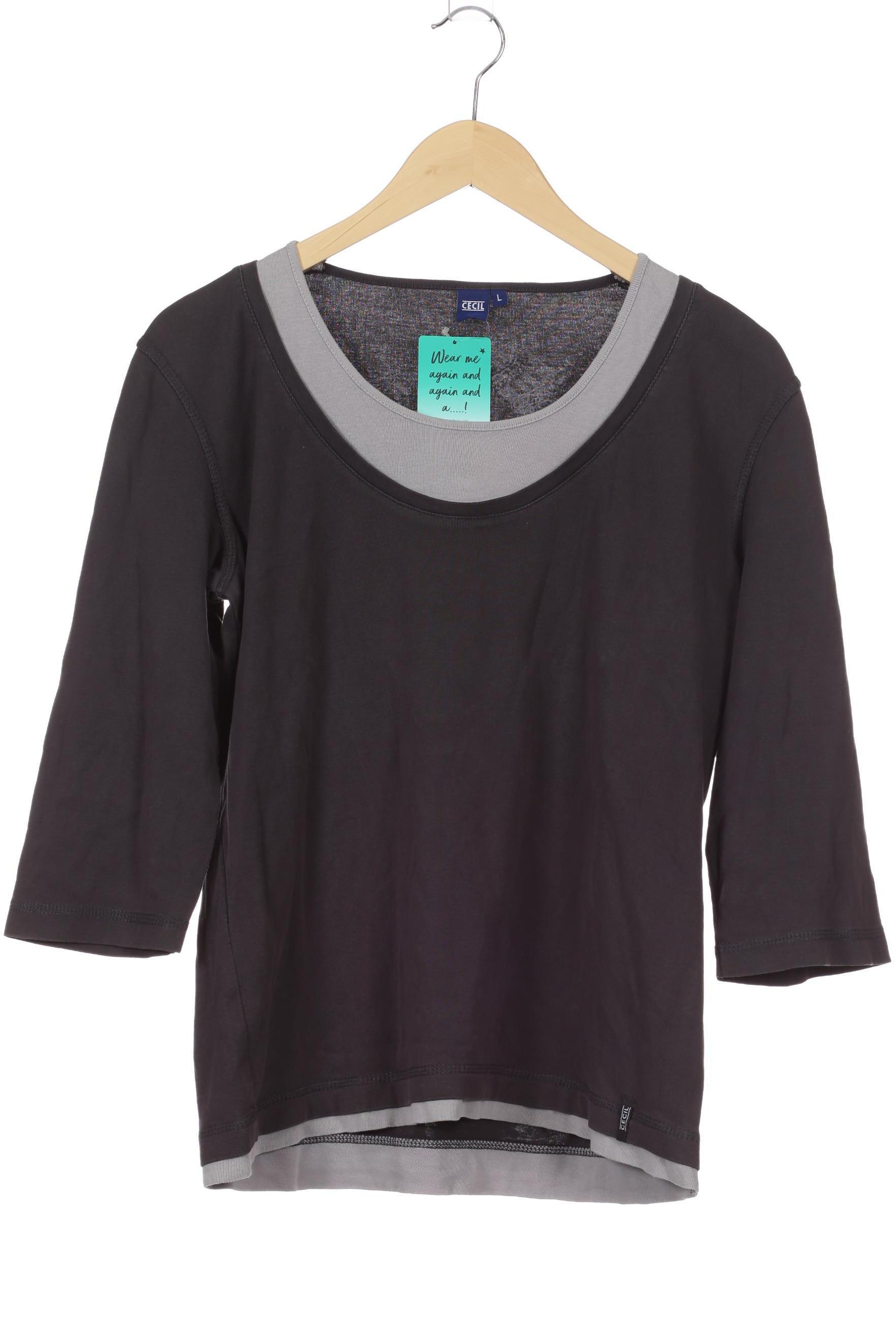 

Cecil Damen Langarmshirt, grau, Gr.