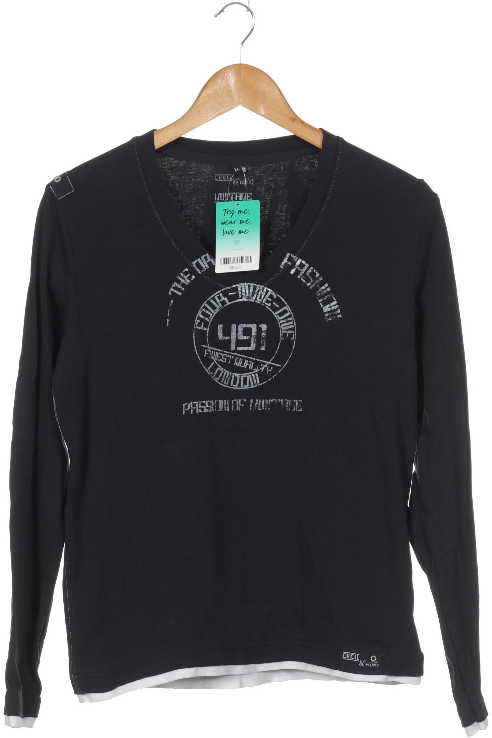 

Cecil Damen Sweatshirt, blau, Gr.