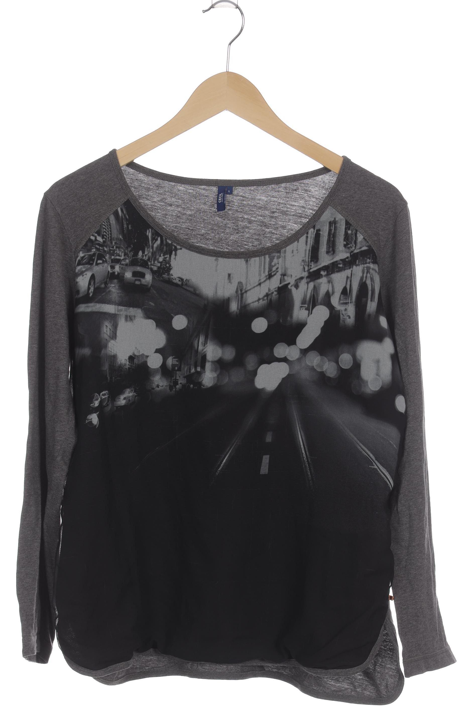 

Cecil Damen Langarmshirt, grau, Gr.