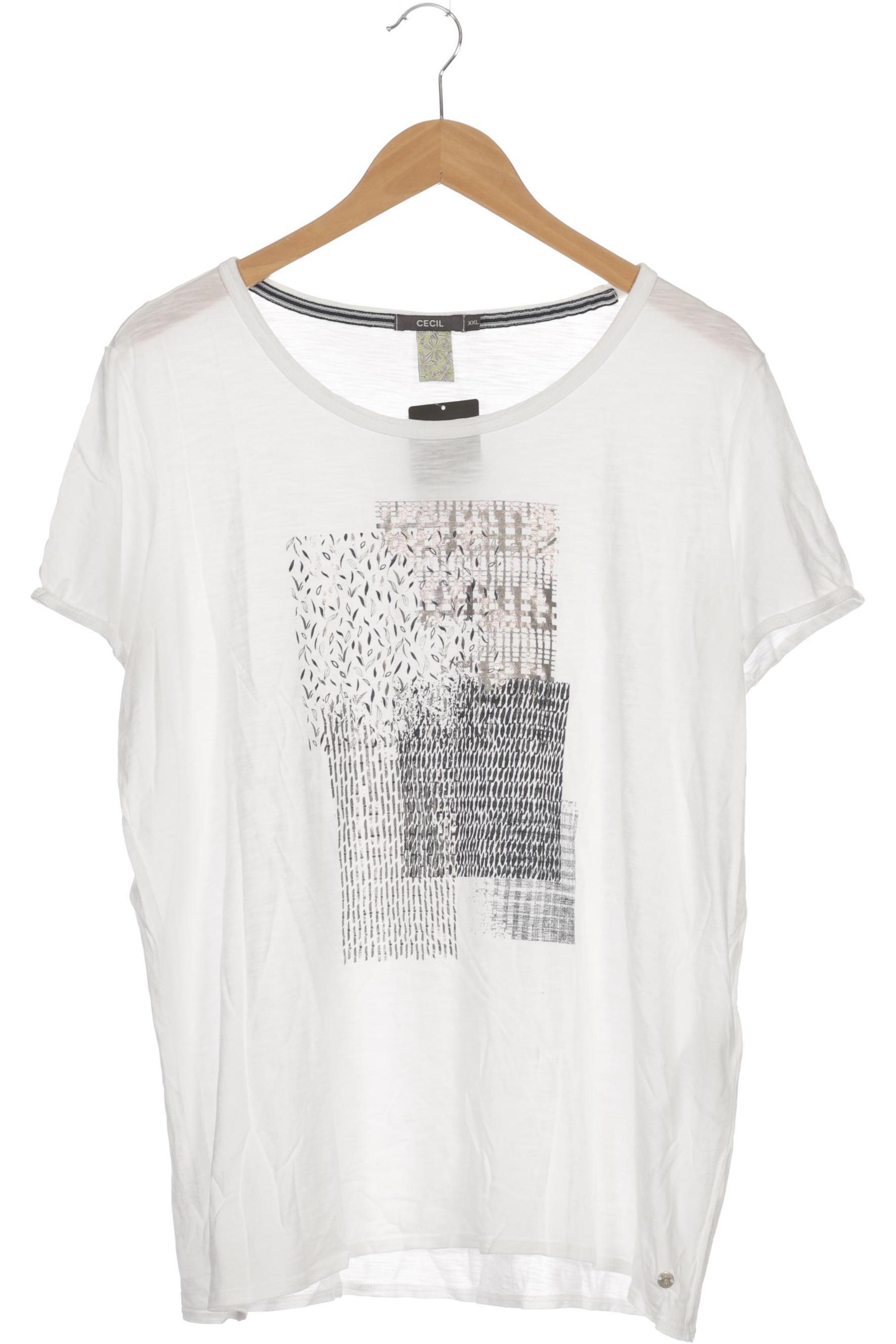 

Cecil Damen T-Shirt, weiß, Gr.