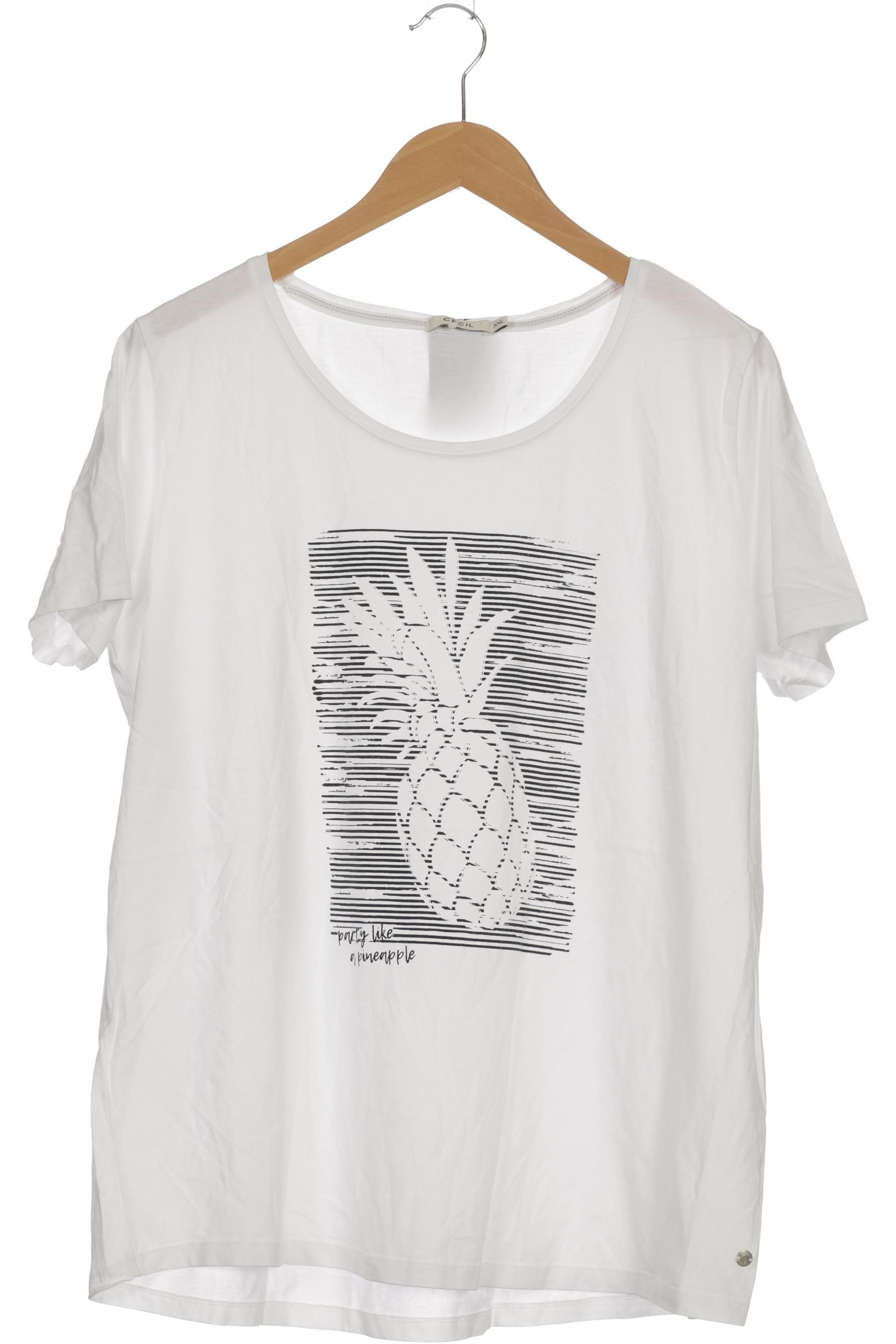 

Cecil Damen T-Shirt, weiß, Gr.