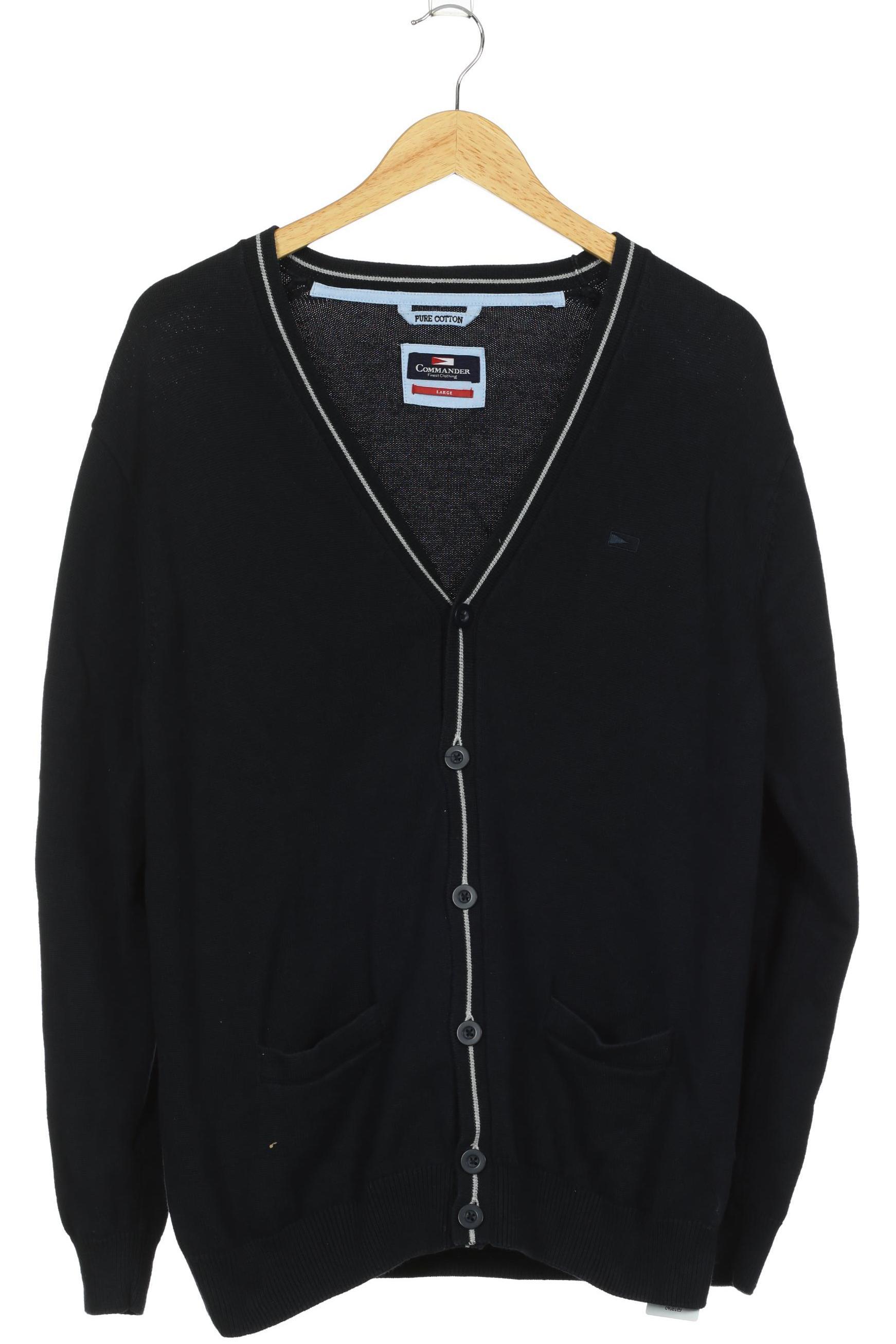 Thumbnail - Commander Herren Strickjacke, blau, Gr.